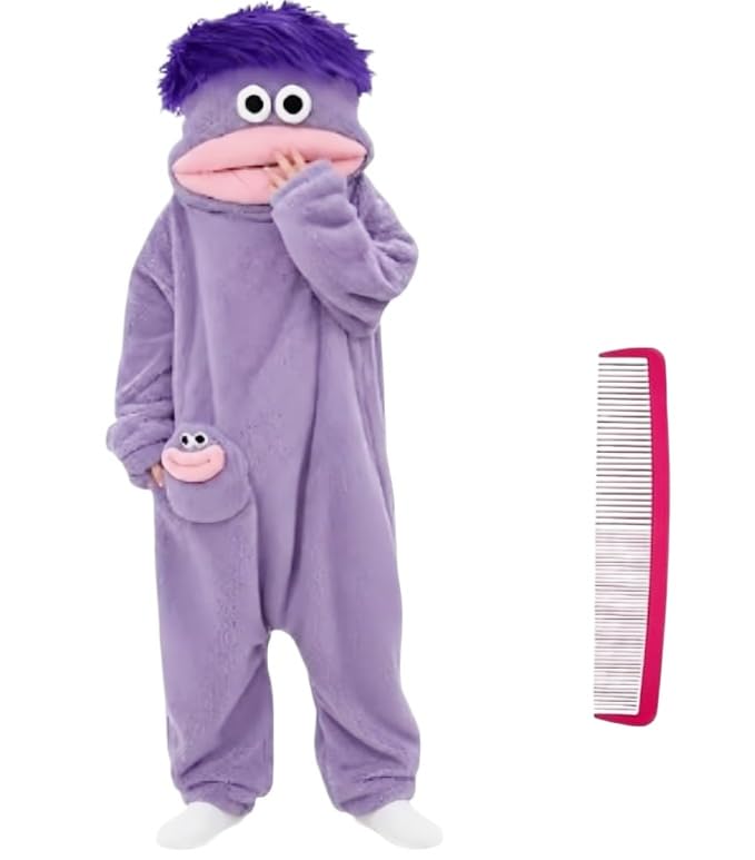 Funny Green Big Mouth Monster Onesie Pajamas