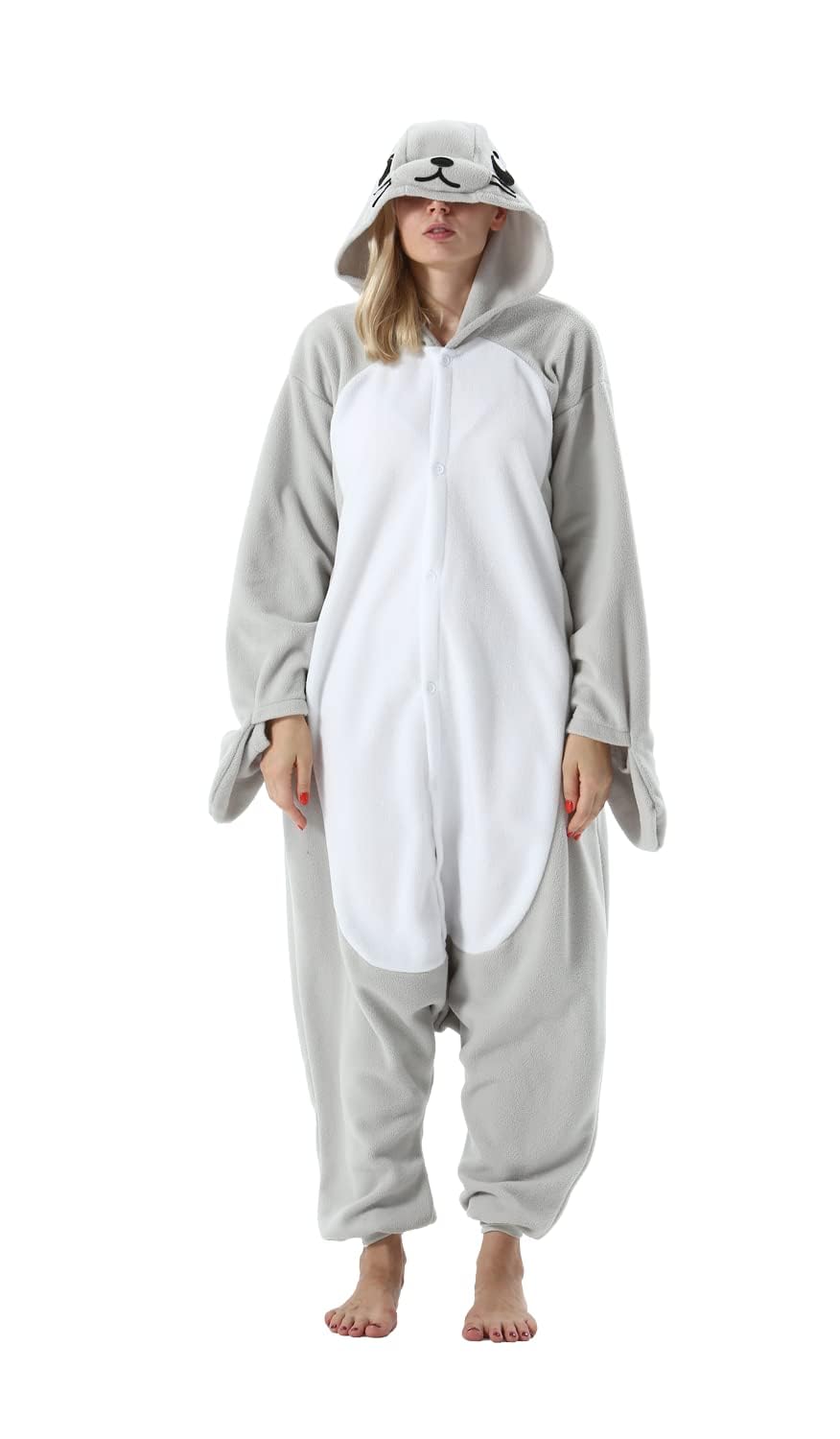 SimZoo Adult Animal Onesie Pajamas Halloween One-Piece Costumes