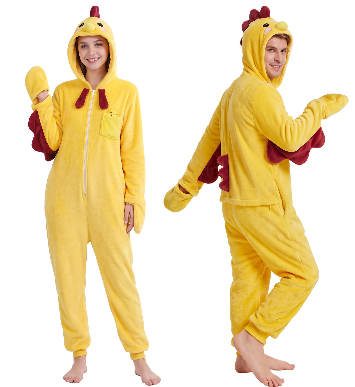 Unisex Adult Onesie Pajamas Animal One Piece Pajamas Halloween Costume Sleepwear Homewear
