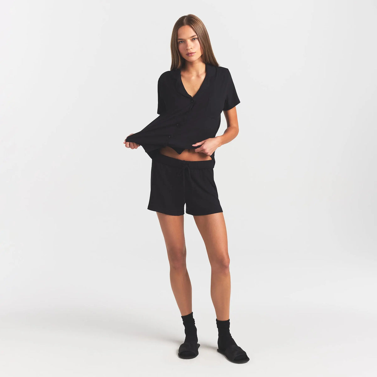 SKIMS SOFT LOUNGE SHORT SLEEP SET