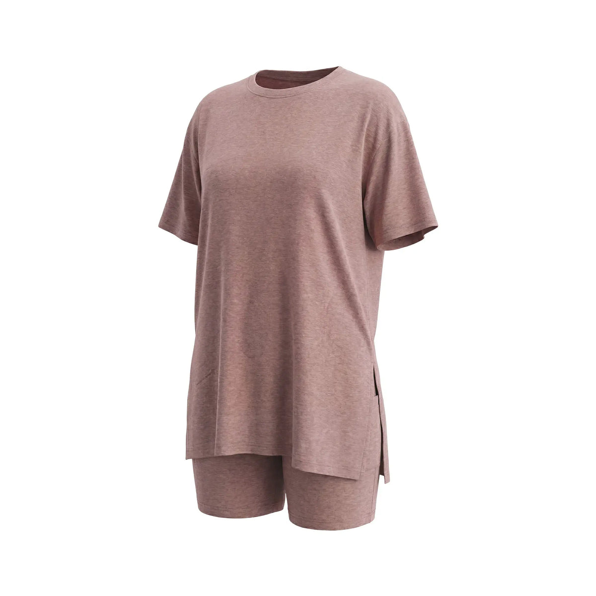 SHOWITTY Womens Lounge Set – Short Sleeve Crew Neck Top and Shorts Set, 88% Recycled Polyester Pajama Outfit with Side Pockets, Soft Stretch 2 Piece Outfit #tiktokshopsummersale