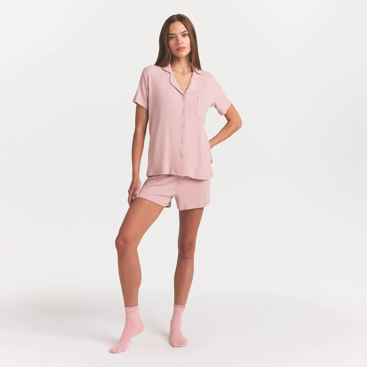 SKIMS SOFT LOUNGE SHORT SLEEP SET