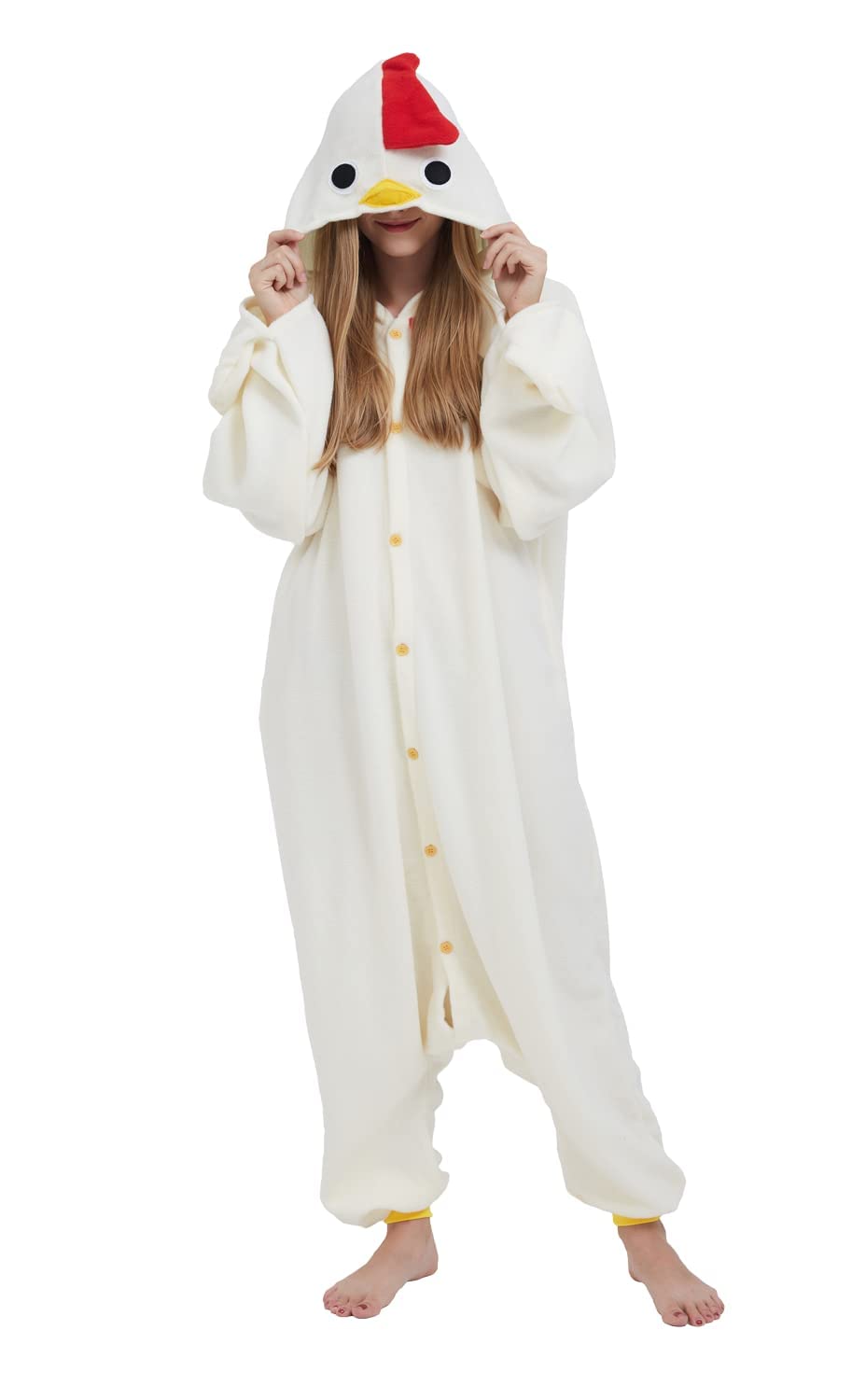 SimZoo Adult Animal Onesie Pajamas Halloween One-Piece Costumes