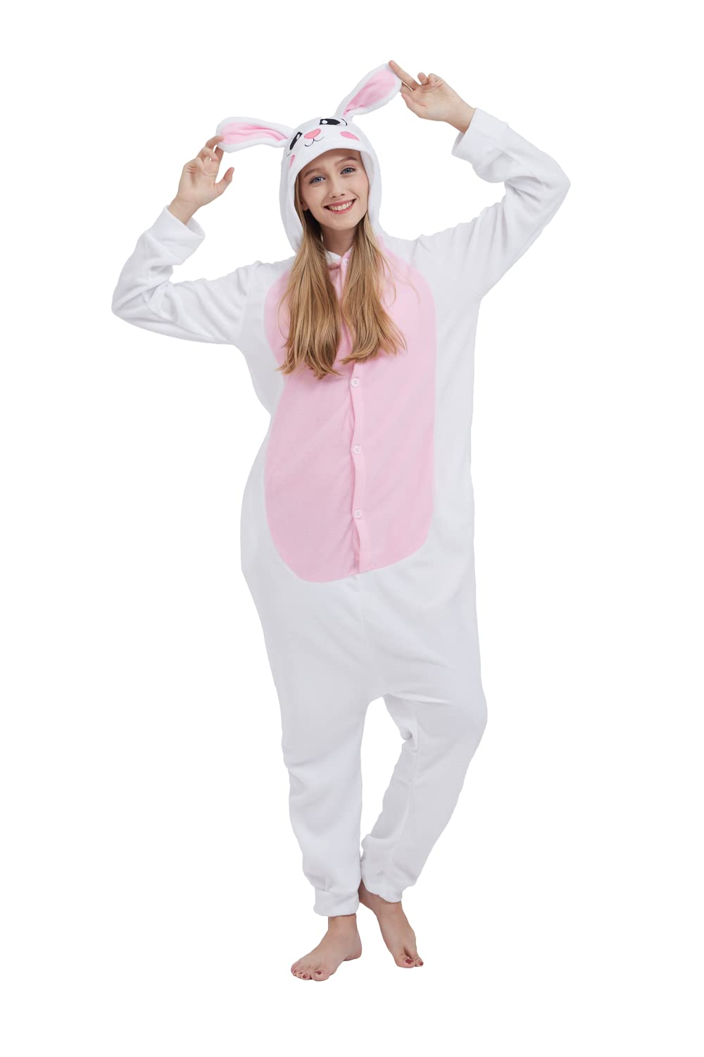 SimZoo Adult Animal Onesie Pajamas Halloween One-Piece Costumes