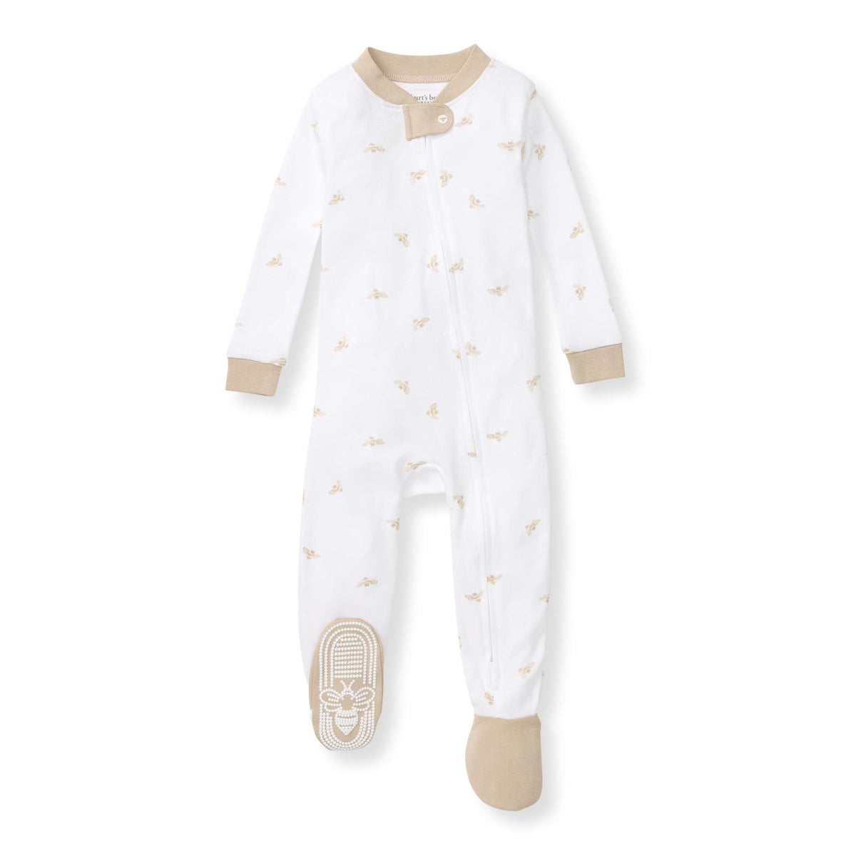 Burt's Bees Baby Boys Organic Cotton, Snug Fit Footed Sleeper Pajamas