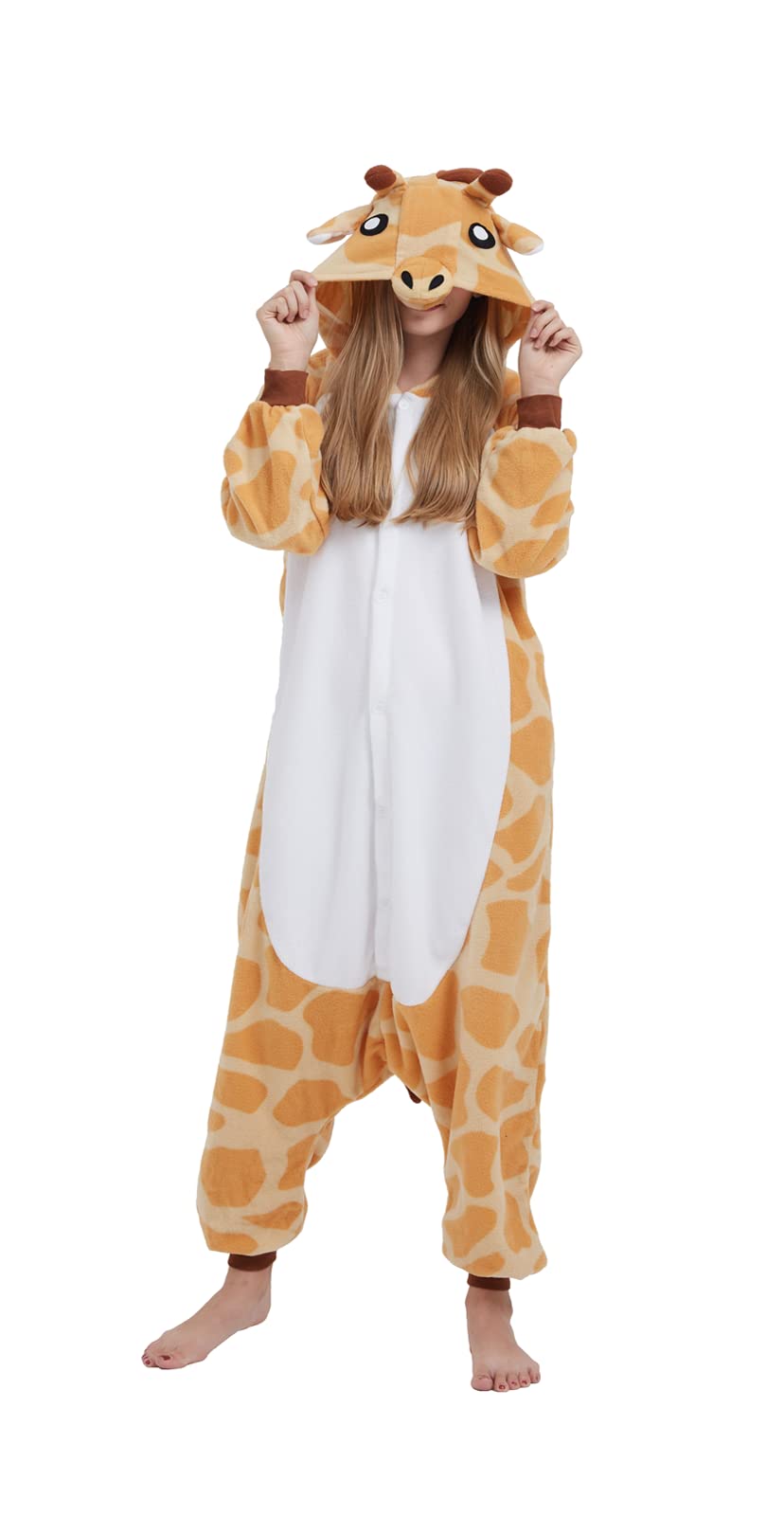 SimZoo Adult Animal Onesie Pajamas Halloween One-Piece Costumes