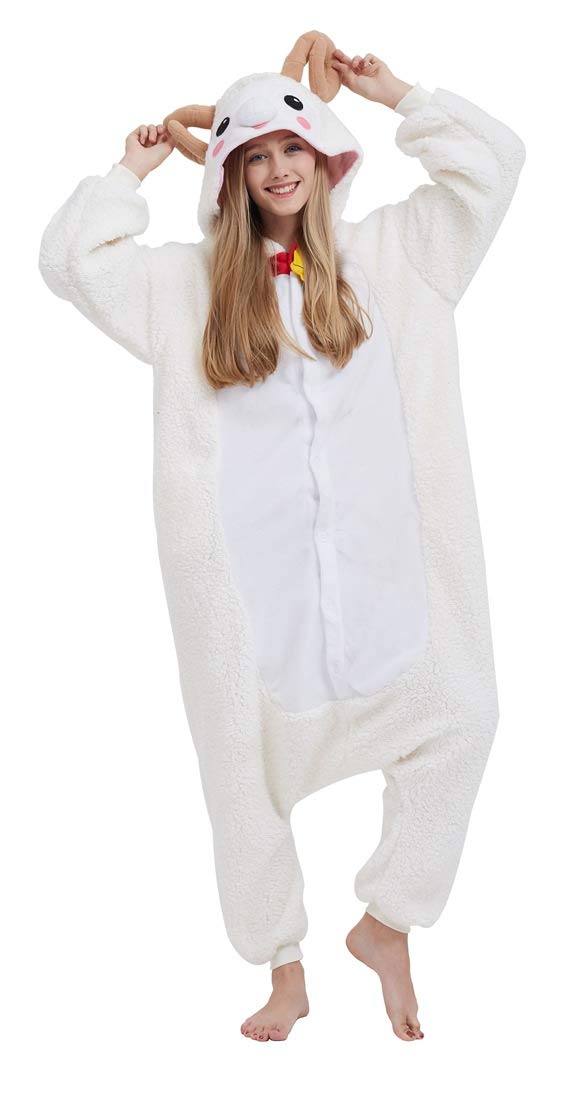 SAMGU Adult Onesie Animal Halloween Cosplay Costume One Piece Pajamas for Women and Men