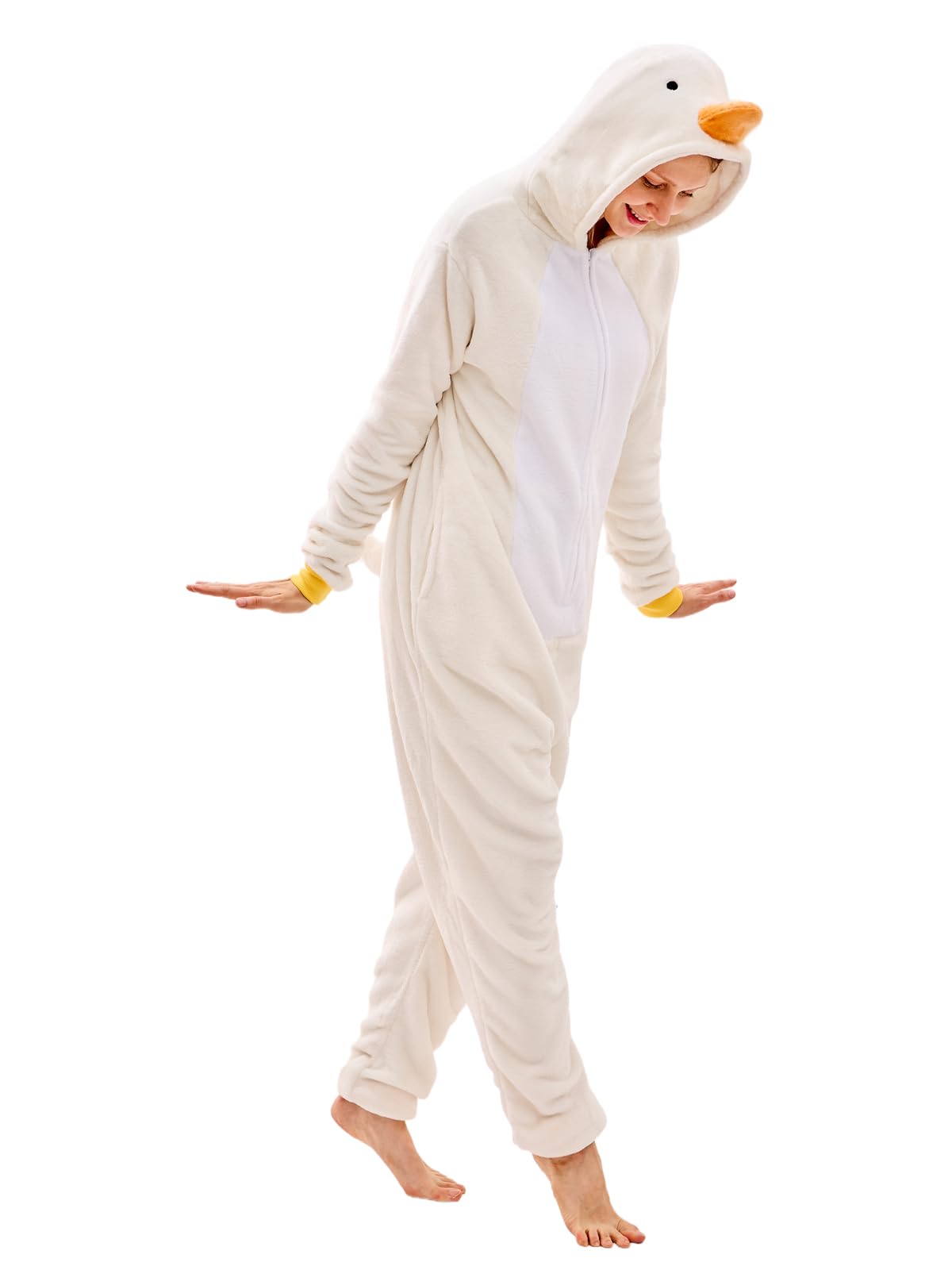 Unisex Adult Onesie Pajamas Animal One Piece Snug Fit Halloween Costume Sleepwear Homewear