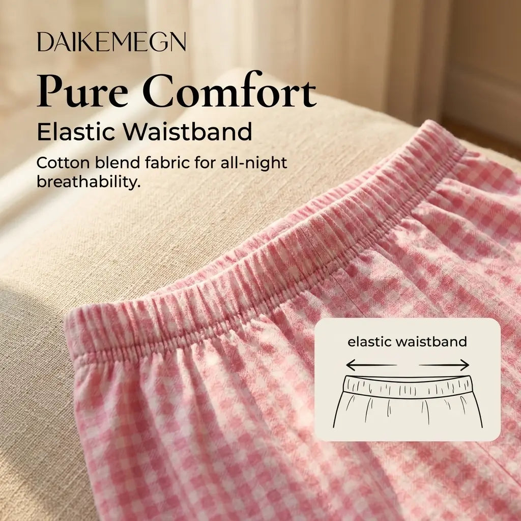 Women's Coquette 2-Piece Pajama Set, Long Sleeve Button-Down Top and Pants, Blush Pink Heart Print Ultra-Soft Loungewear, All Seasons Birthday Gift, Cute, Nightwear, 2 Pcs Set, Chic Dream Lightweight