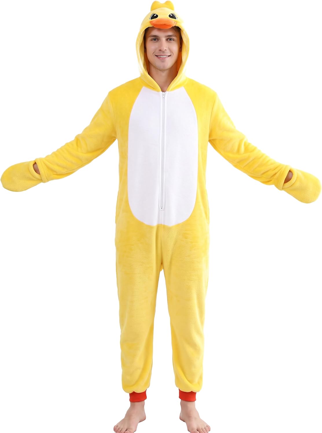 Unisex Adult Onesie Pajamas Animal One Piece Pajamas Halloween Costume Sleepwear Homewear