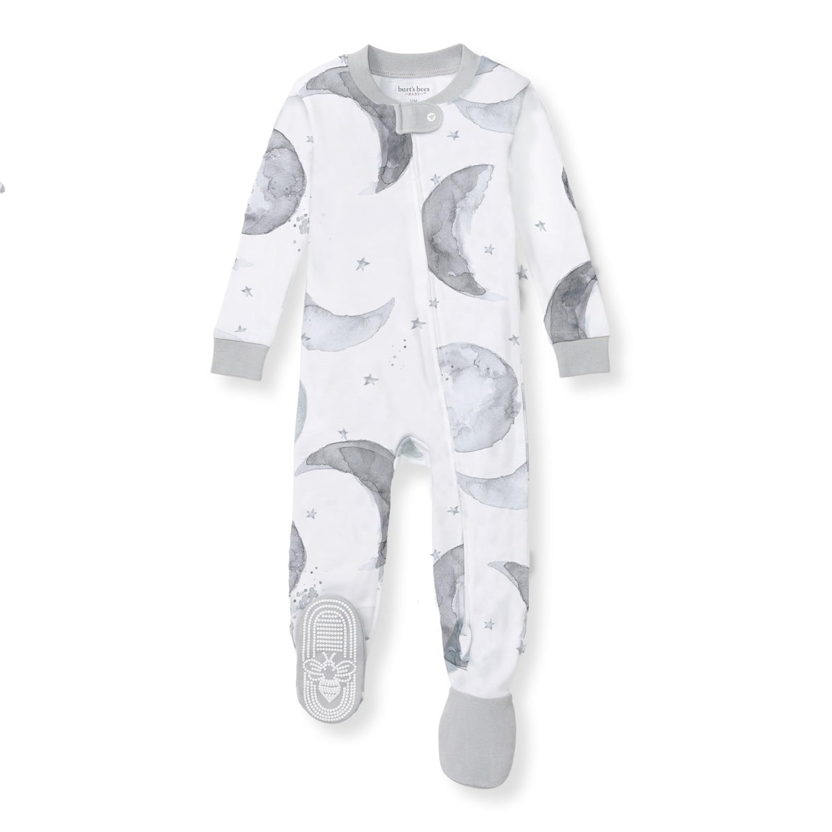 Burt's Bees Baby Boys Organic Cotton, Snug Fit Footed Sleeper Pajamas