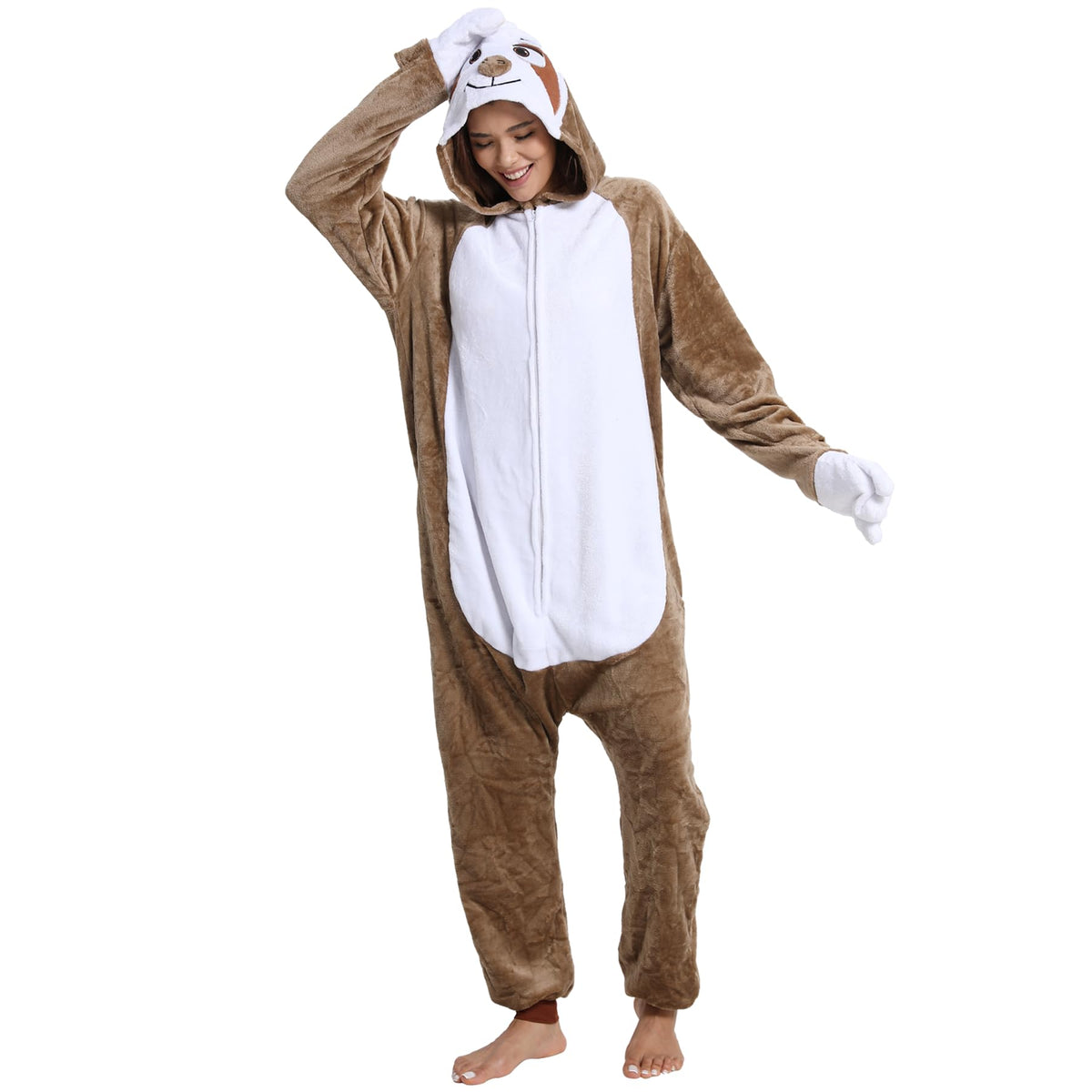 Hundredmore Adult Onesie Pajamas Animal Costume One Piece Loungewear