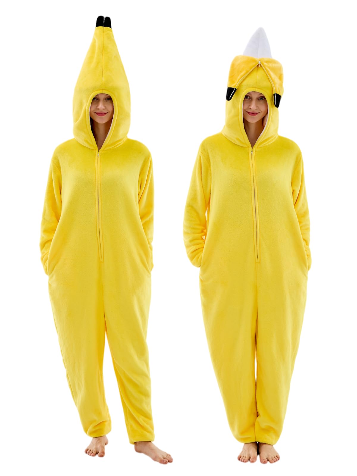 Unisex Adult Onesie Pajamas Animal One Piece Snug Fit Halloween Costume Sleepwear Homewear