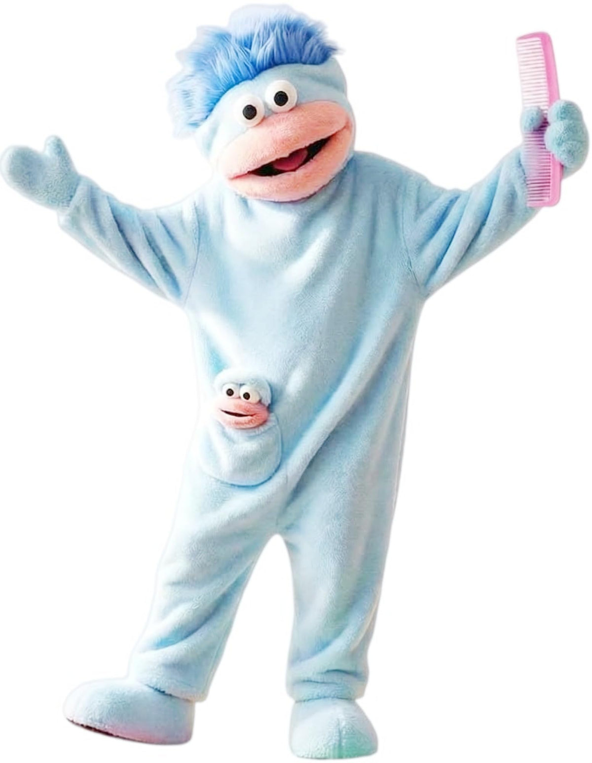 Funny Green Big Mouth Monster Onesie Pajamas