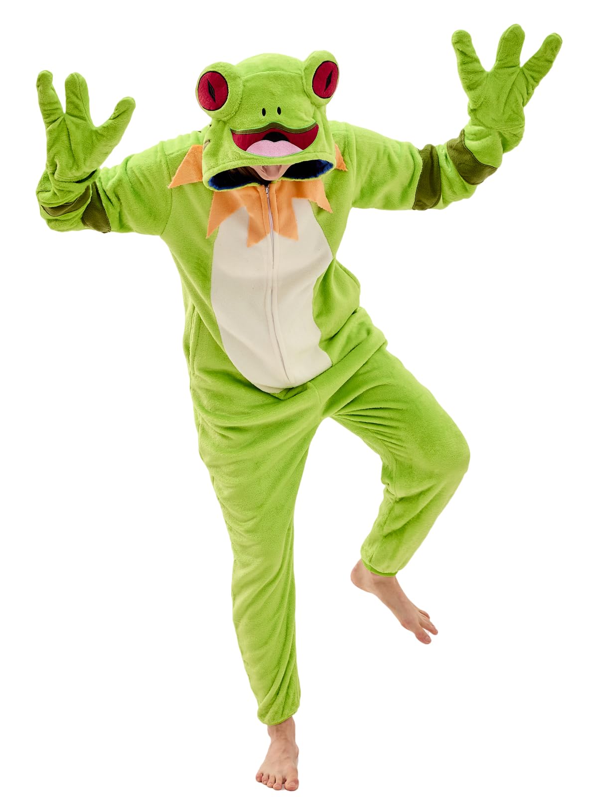 Unisex Adult Onesie Pajamas Animal One Piece Snug Fit Halloween Costume Sleepwear Homewear