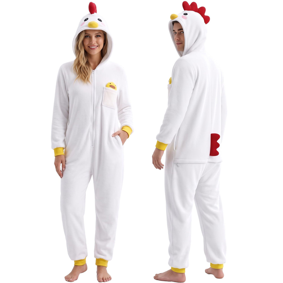 Unisex Adult Onesie Pajamas Animal One Piece Pajamas Halloween Costume Sleepwear Homewear
