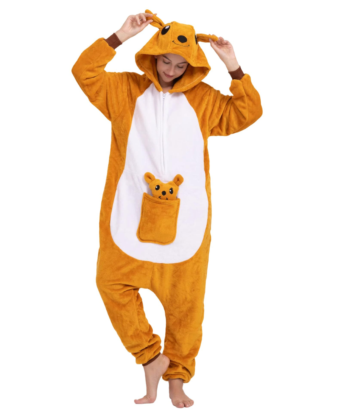 Hundredmore Adult Onesie Pajamas Animal Costume One Piece Loungewear