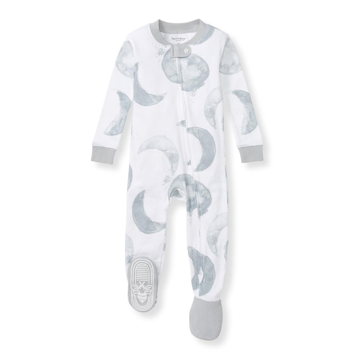 Burt's Bees Baby Boys Organic Cotton, Snug Fit Footed Sleeper Pajamas