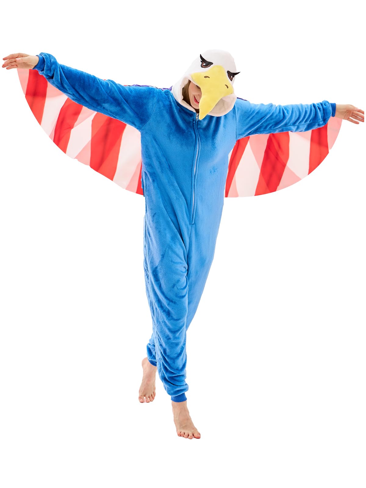 Unisex Adult Onesie Pajamas Animal One Piece Snug Fit Halloween Costume Sleepwear Homewear