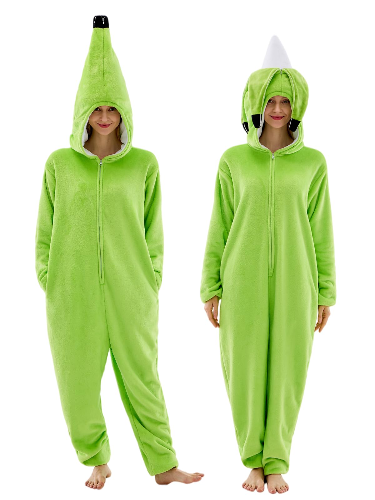Unisex Adult Onesie Pajamas Animal One Piece Snug Fit Halloween Costume Sleepwear Homewear