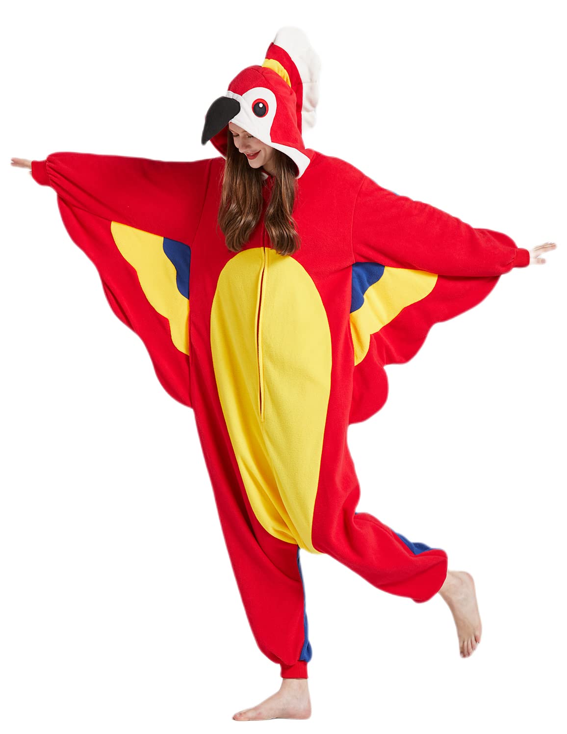 SAMGU Adult Onesie Animal Halloween Cosplay Costume One Piece Pajamas for Women and Men