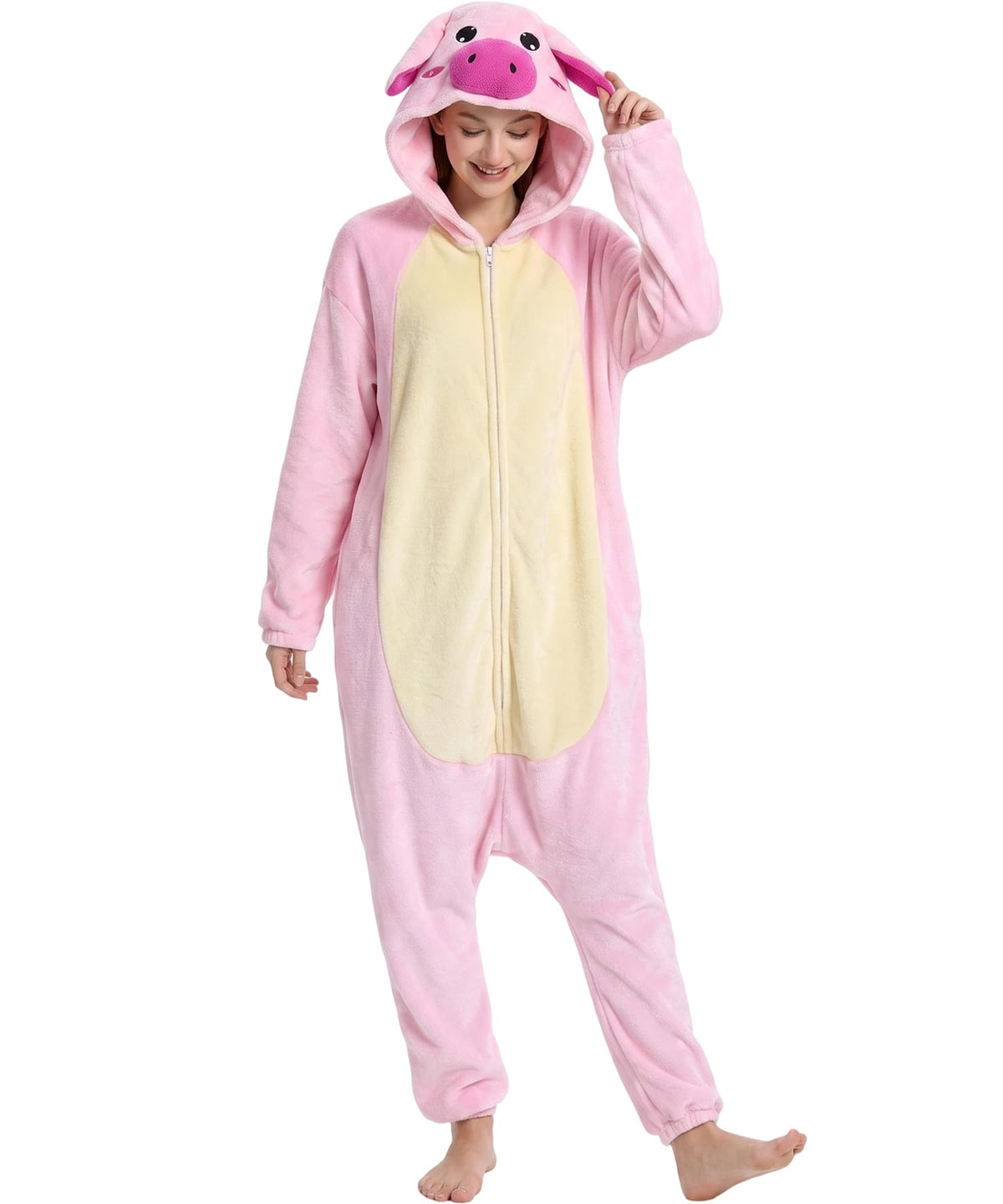 Hundredmore Adult Onesie Pajamas Animal Costume One Piece Loungewear
