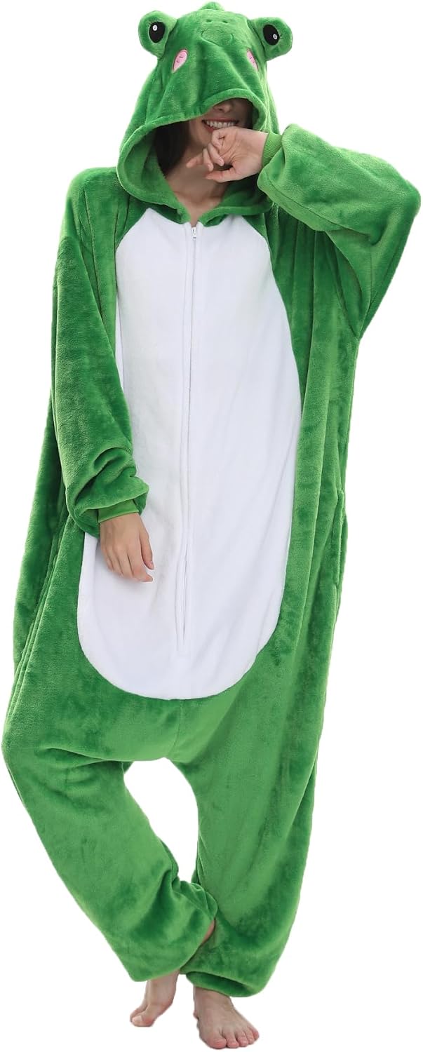 SimZoo Adult Animal Onesie Pajamas Halloween One-Piece Costumes
