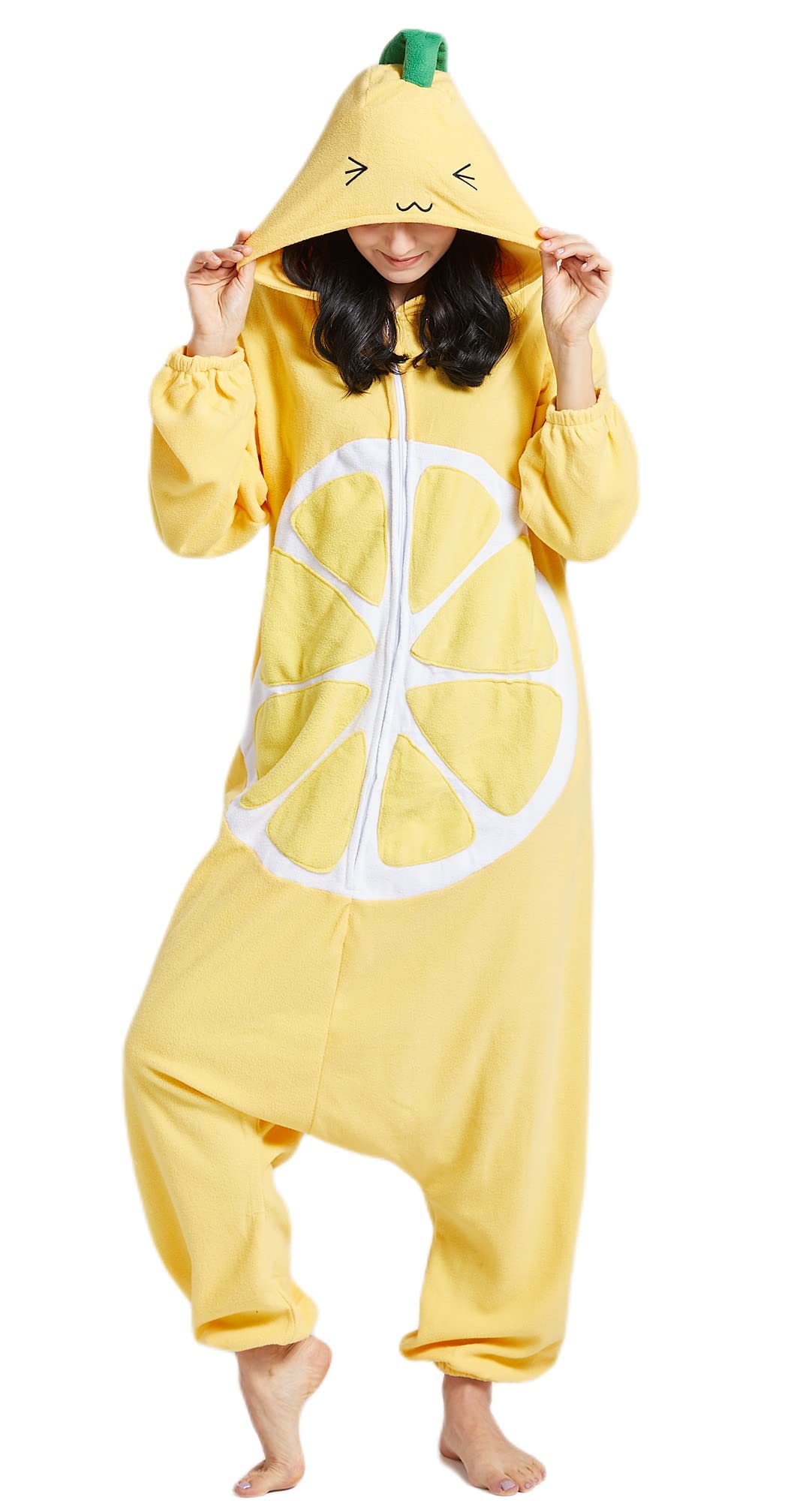 SAMGU Adult Onesie Animal Halloween Cosplay Costume One Piece Pajamas for Women and Men