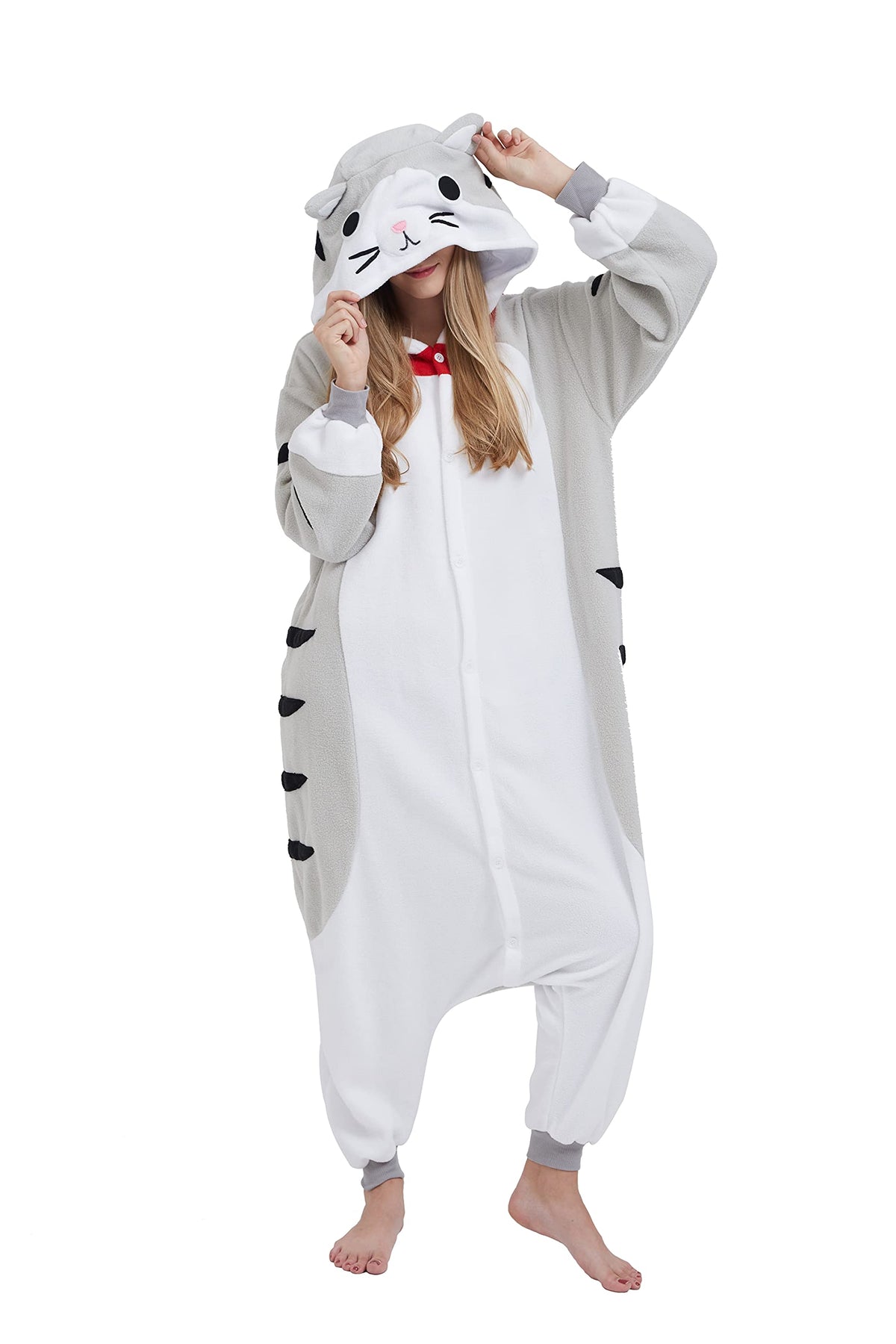 SimZoo Adult Animal Onesie Pajamas Halloween One-Piece Costumes