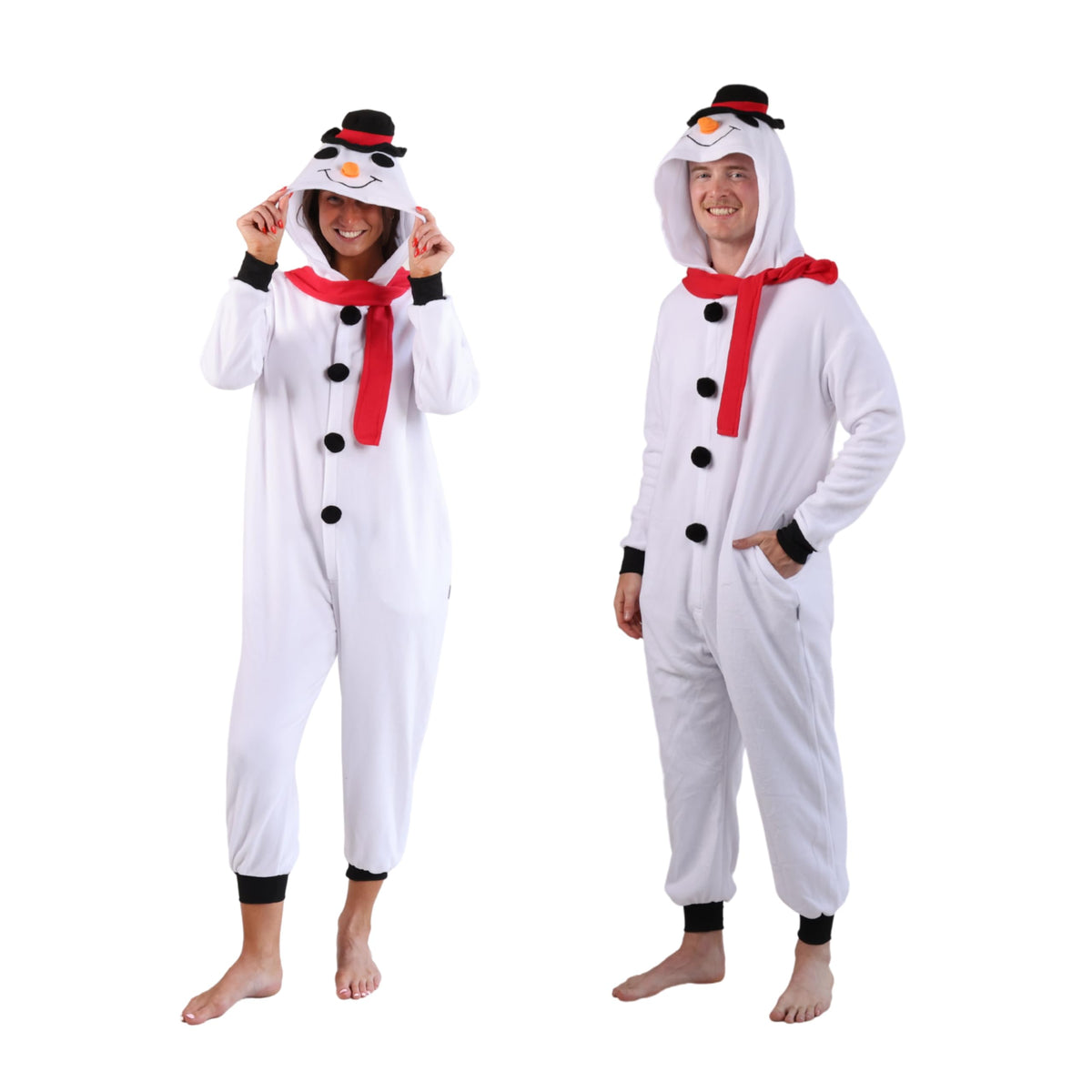 Funziez! Slim Fit Adult Onesie - Animal Costume - Plush Unisex Halloween One Piece Cosplay Suit for Women and Men