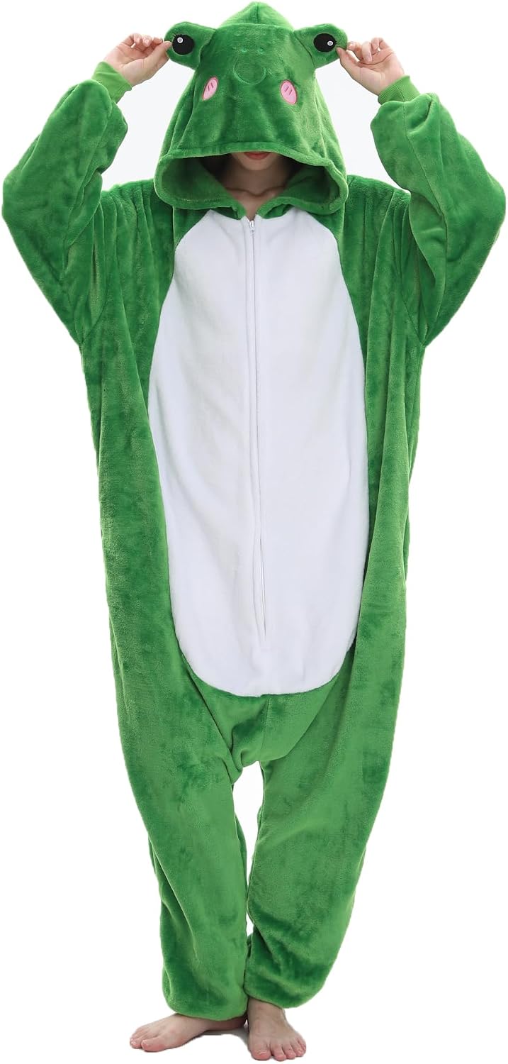 SimZoo Adult Animal Onesie Pajamas Halloween One-Piece Costumes