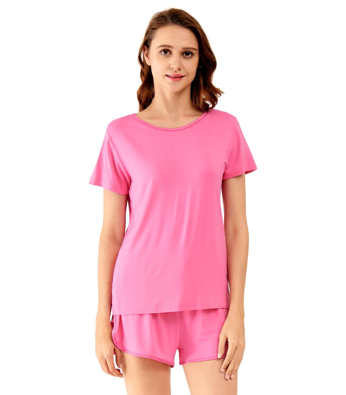 WiWi Bamboo Viscose Womens Pajamas Cooling Sleepwear for Hot Flashes S-4X