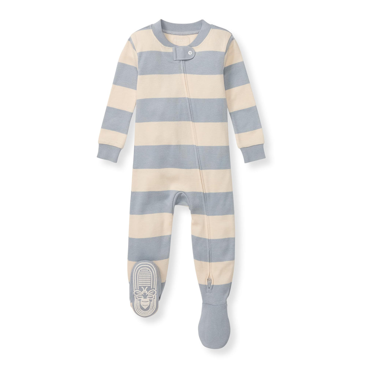Burt's Bees Baby Boys Organic Cotton, Snug Fit Footed Sleeper Pajamas