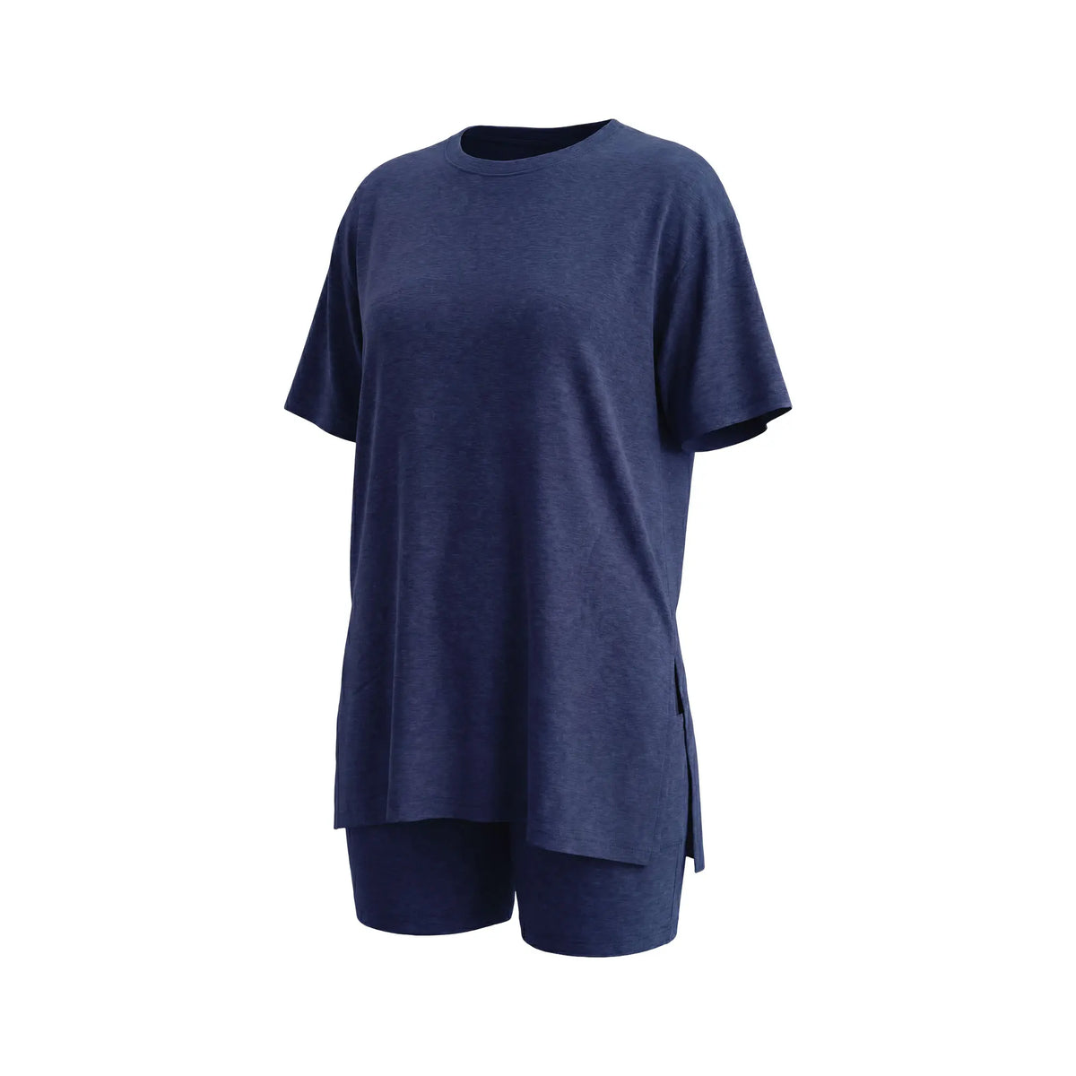 SHOWITTY Womens Lounge Set – Short Sleeve Crew Neck Top and Shorts Set, 88% Recycled Polyester Pajama Outfit with Side Pockets, Soft Stretch 2 Piece Outfit #tiktokshopsummersale
