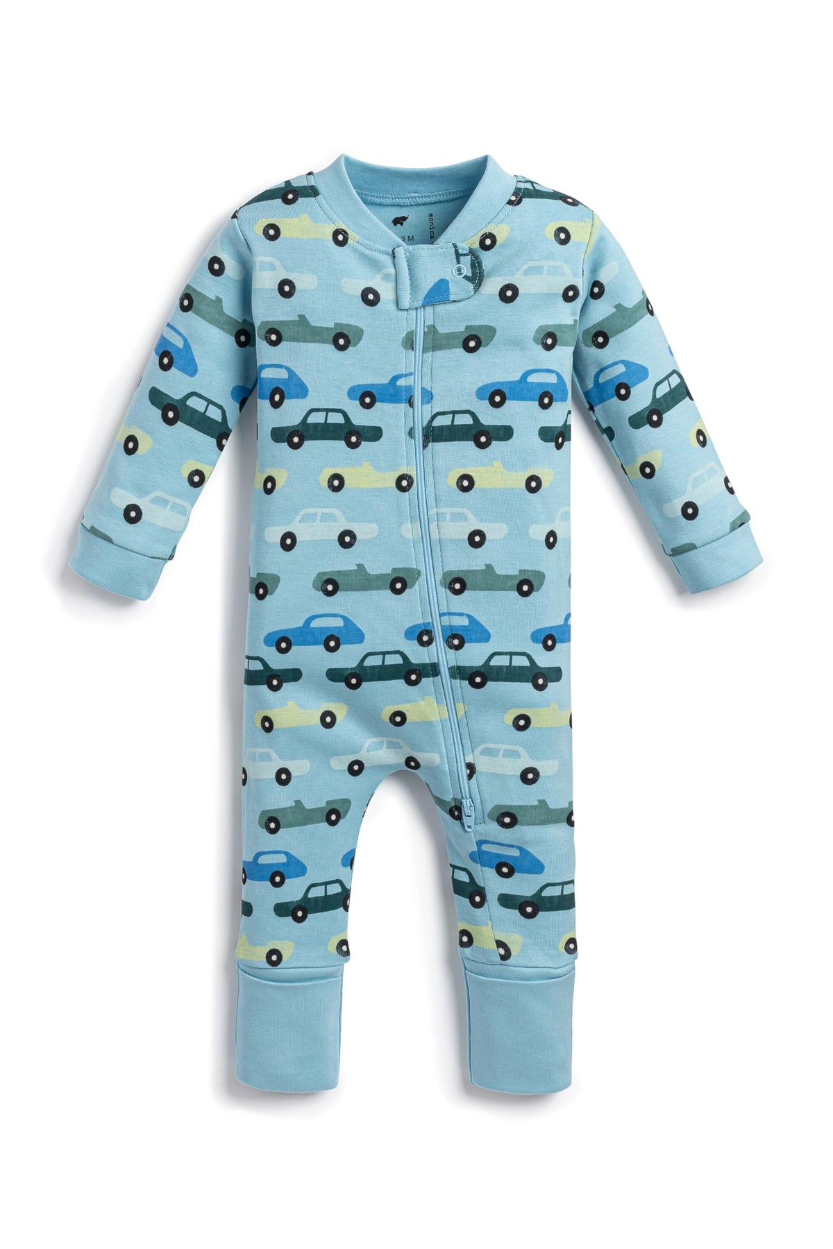 MONICA + ANDY One Piece Baby Pajamas, 100% Organic Baby Clothes for Girls and Boys, Sizes For Newborn and Infant