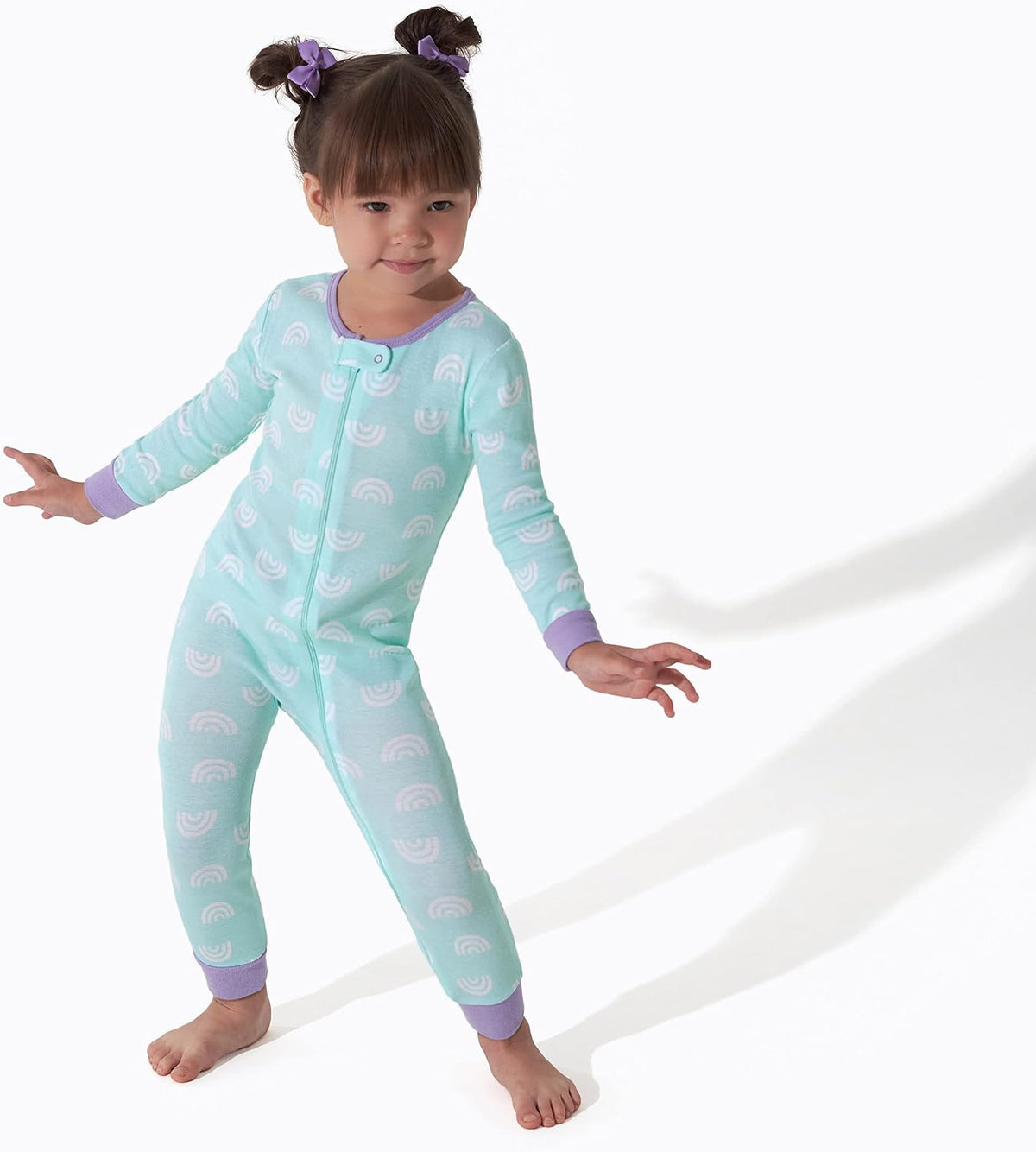 Onesies Brand Baby Girls 3-Pack Snug Fit One Piece Cotton Pajamas