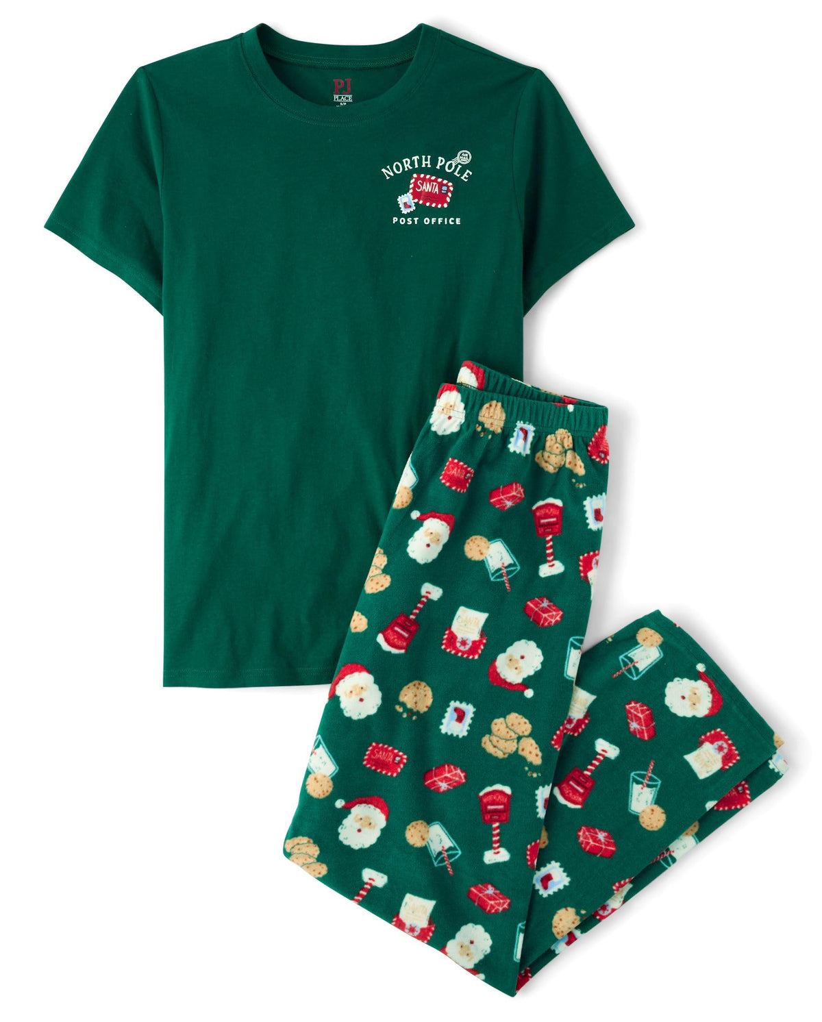 The Children's Place Family Matching Holiday Pajama Sets, Fleece