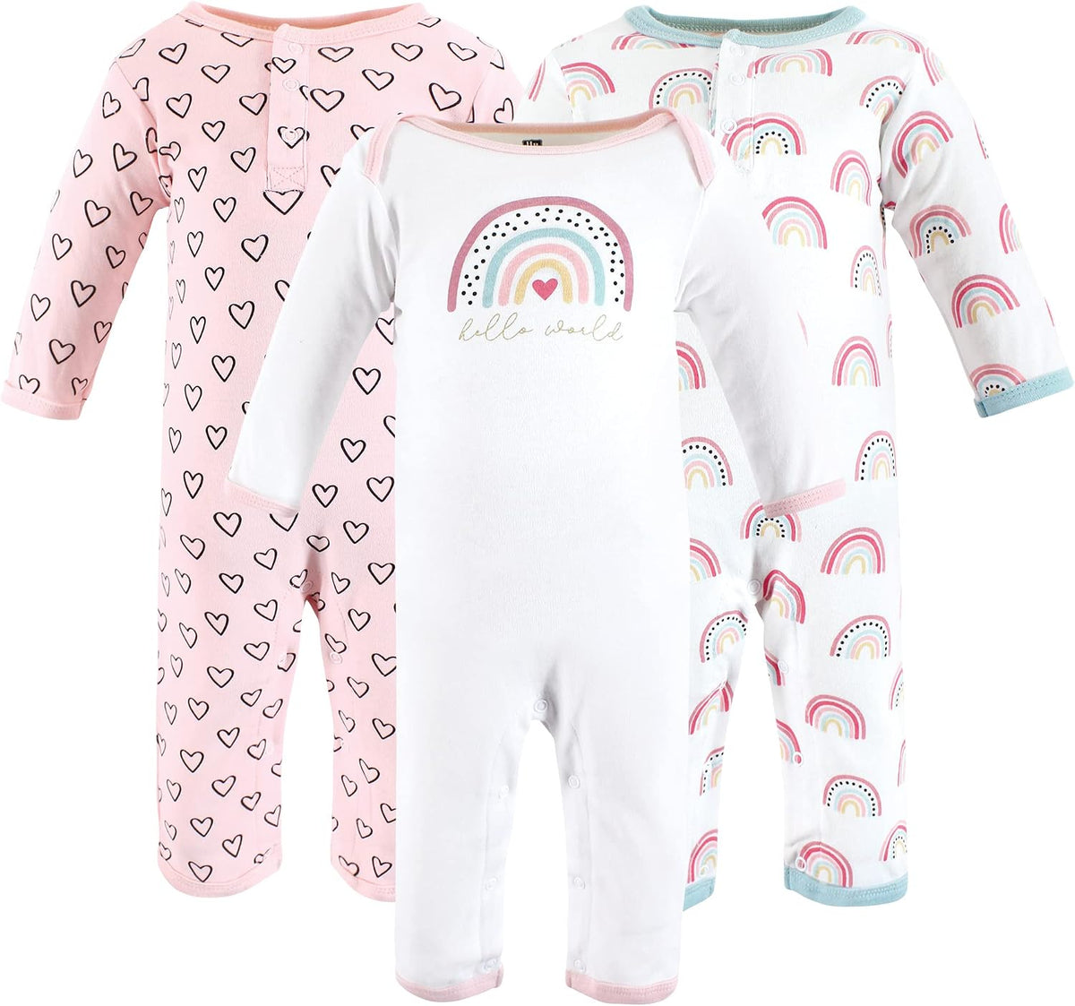 Hudson Baby unisex-child Cotton Coveralls