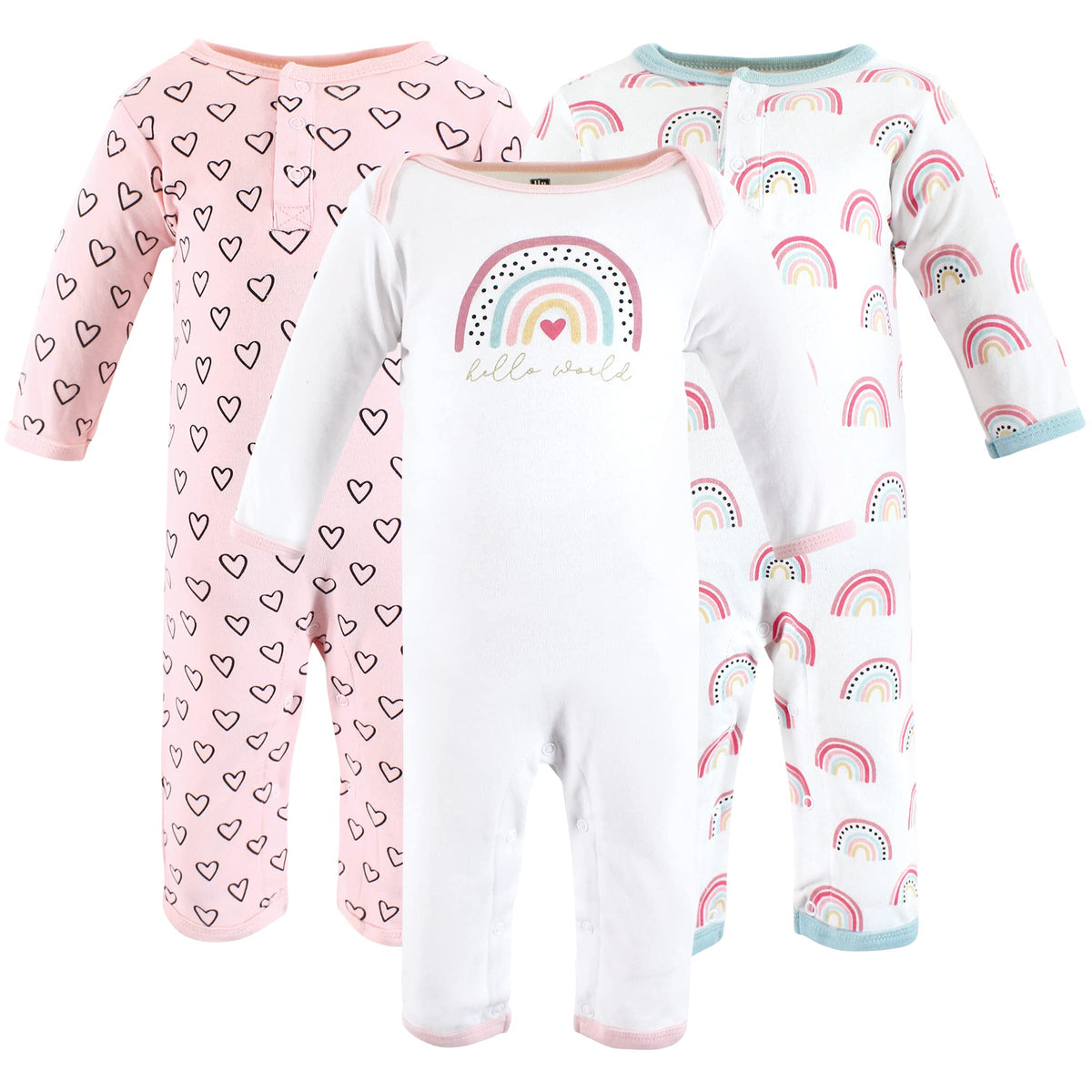 Hudson Baby unisex-child Cotton Coveralls