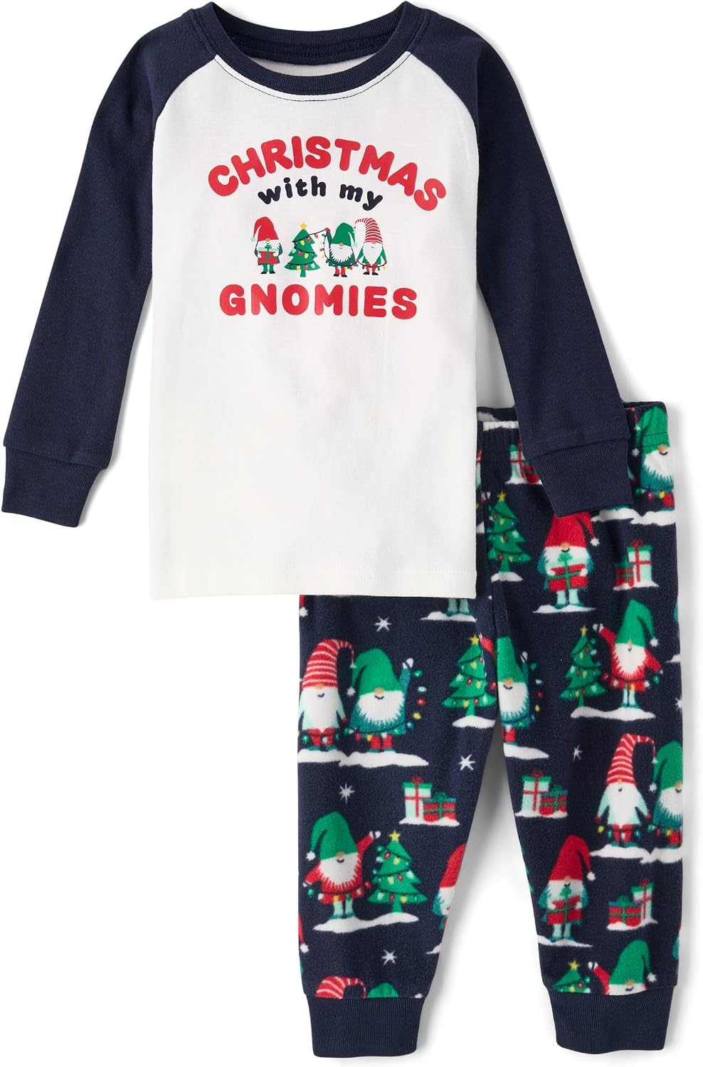 The Children's Place Family Matching Holiday Pajama Sets, Fleece
