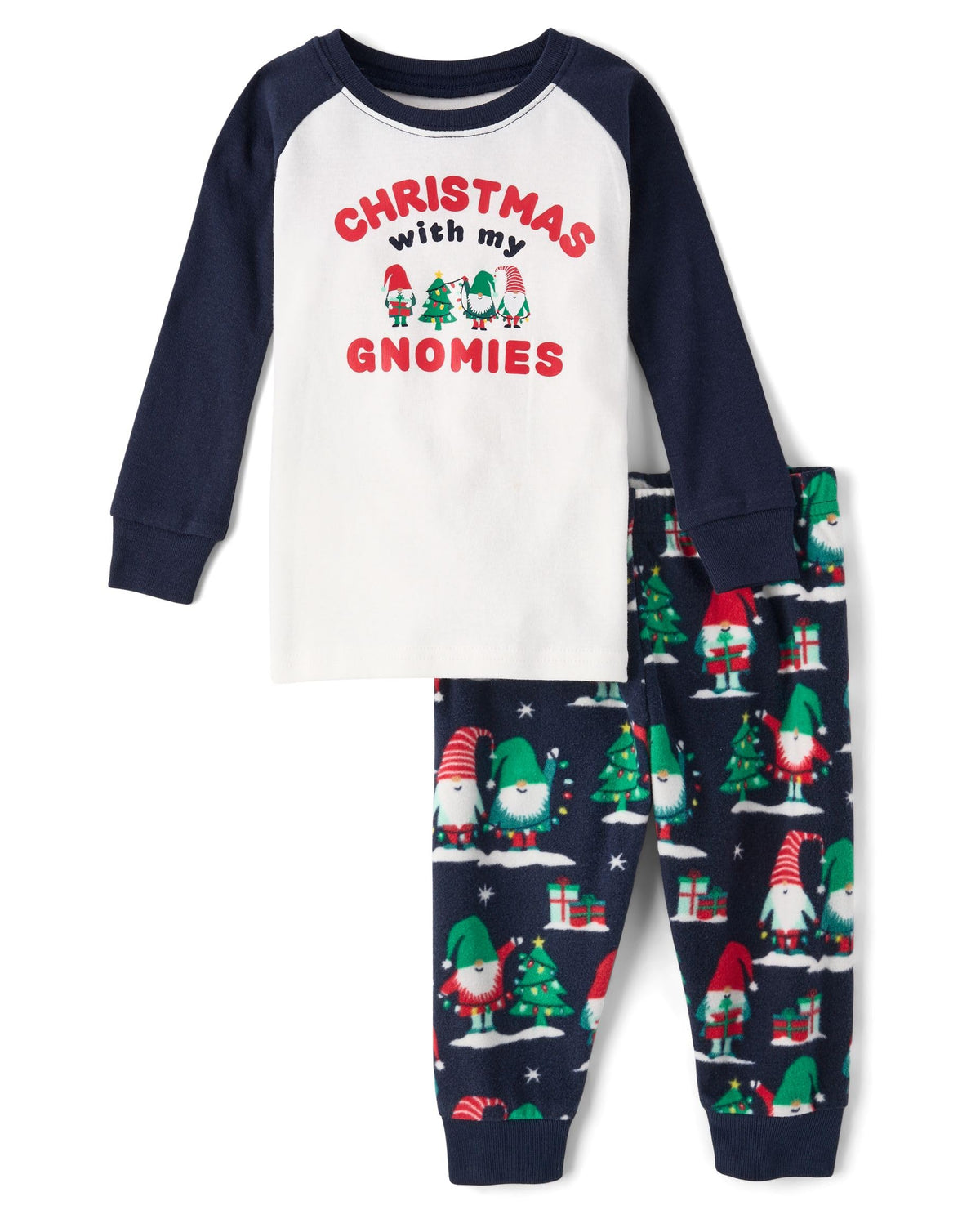 The Children's Place Family Matching Holiday Pajama Sets, Fleece