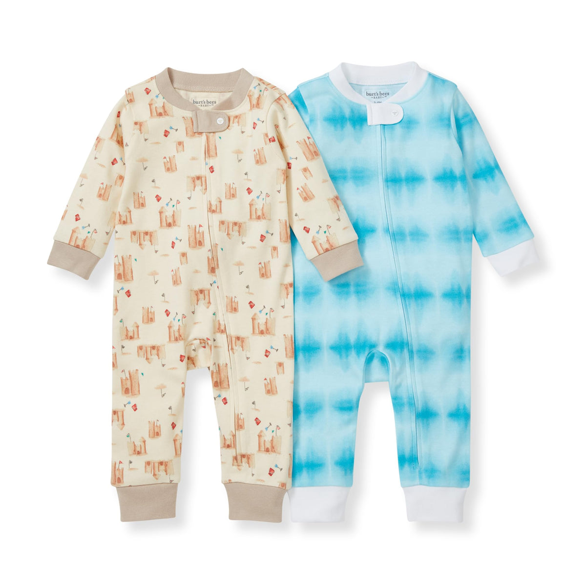 Burt's Bees Baby Unisex Sleep and Play Pajama, Footless One-Piece Zipper PJ