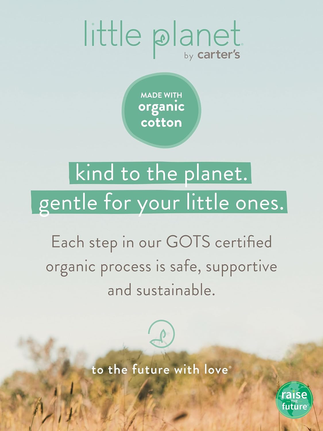 little planet by carter's Baby Sleep and Play Made With Organic Cotton