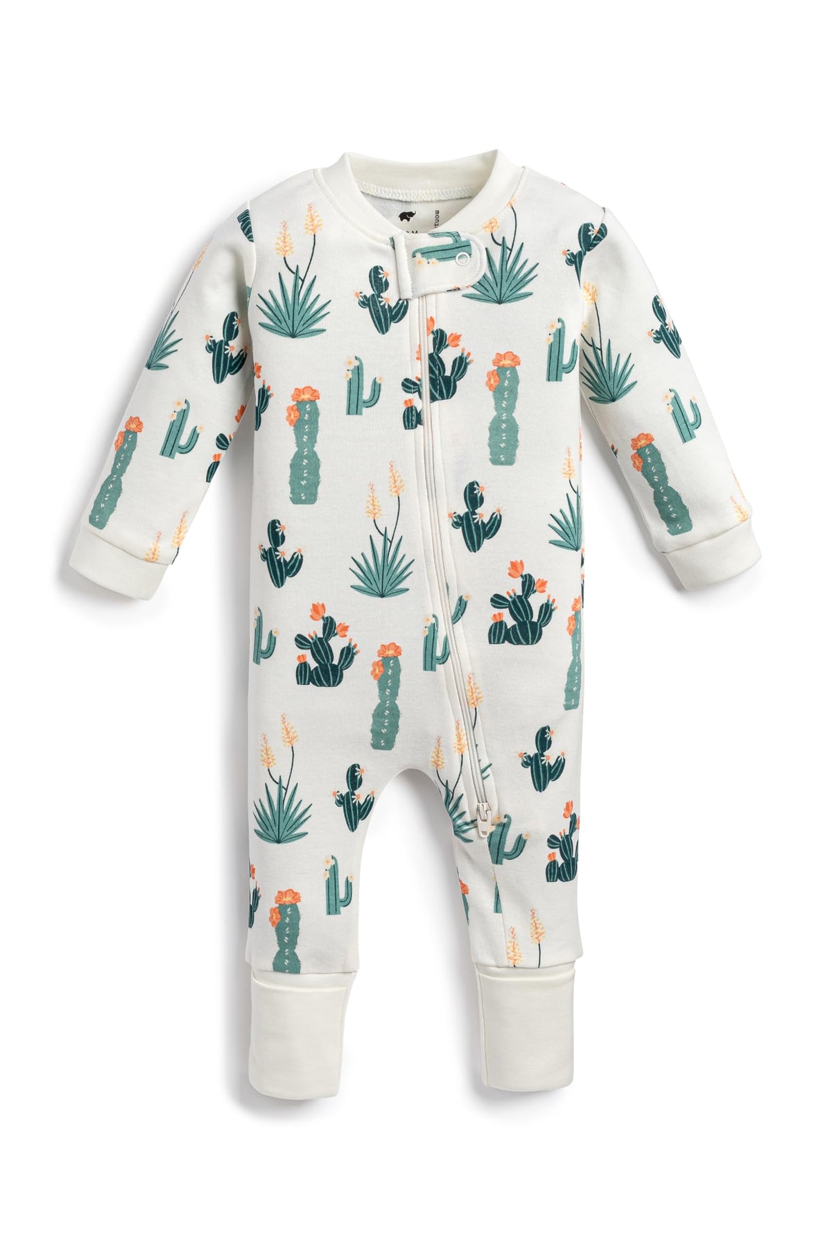 MONICA + ANDY One Piece Baby Pajamas, 100% Organic Baby Clothes for Girls and Boys, Sizes For Newborn and Infant