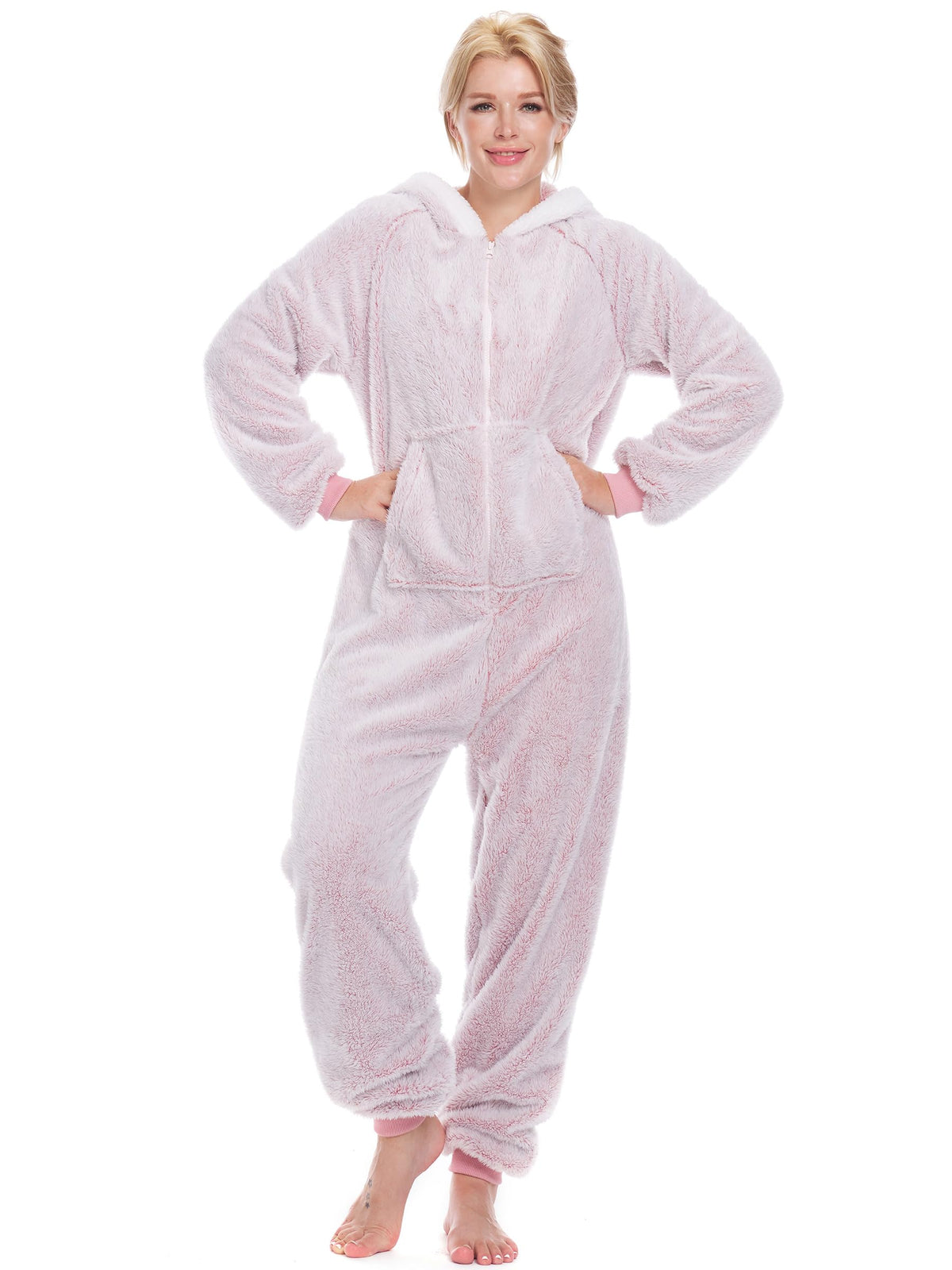 Onesie Pajamas for Women Fleece Womens Onesie Pajamas, Fuzzy Pajama Onesies for Women