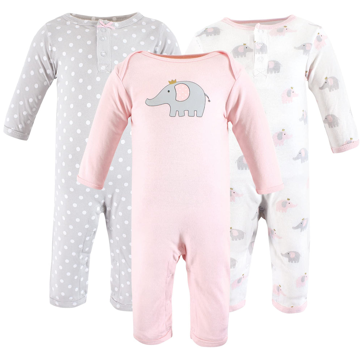 Hudson Baby unisex-child Cotton Coveralls