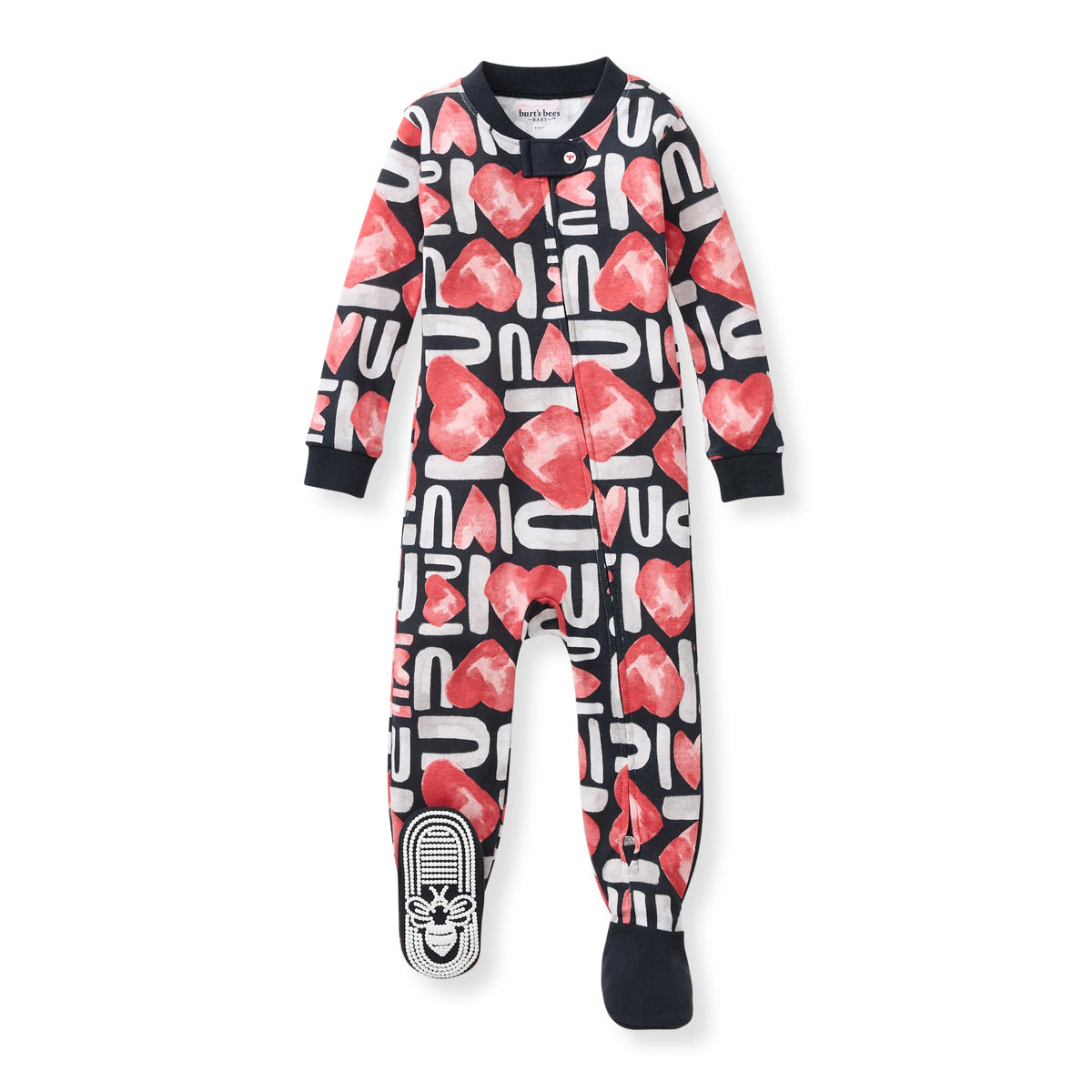 Burt's Bees Baby Boys Organic Cotton, Snug Fit Footed Sleeper Pajamas