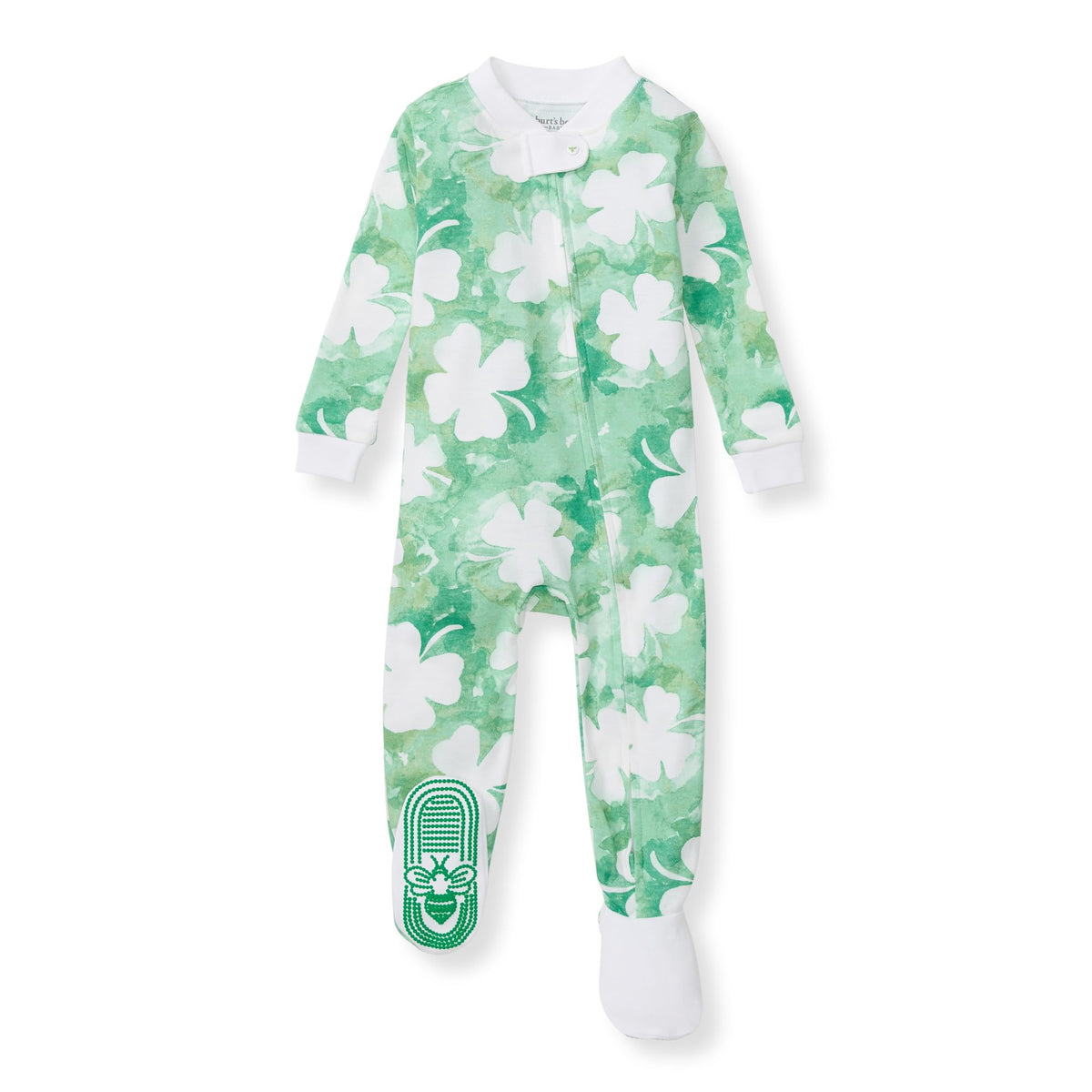 Burt's Bees Baby Boys Organic Cotton, Snug Fit Footed Sleeper Pajamas