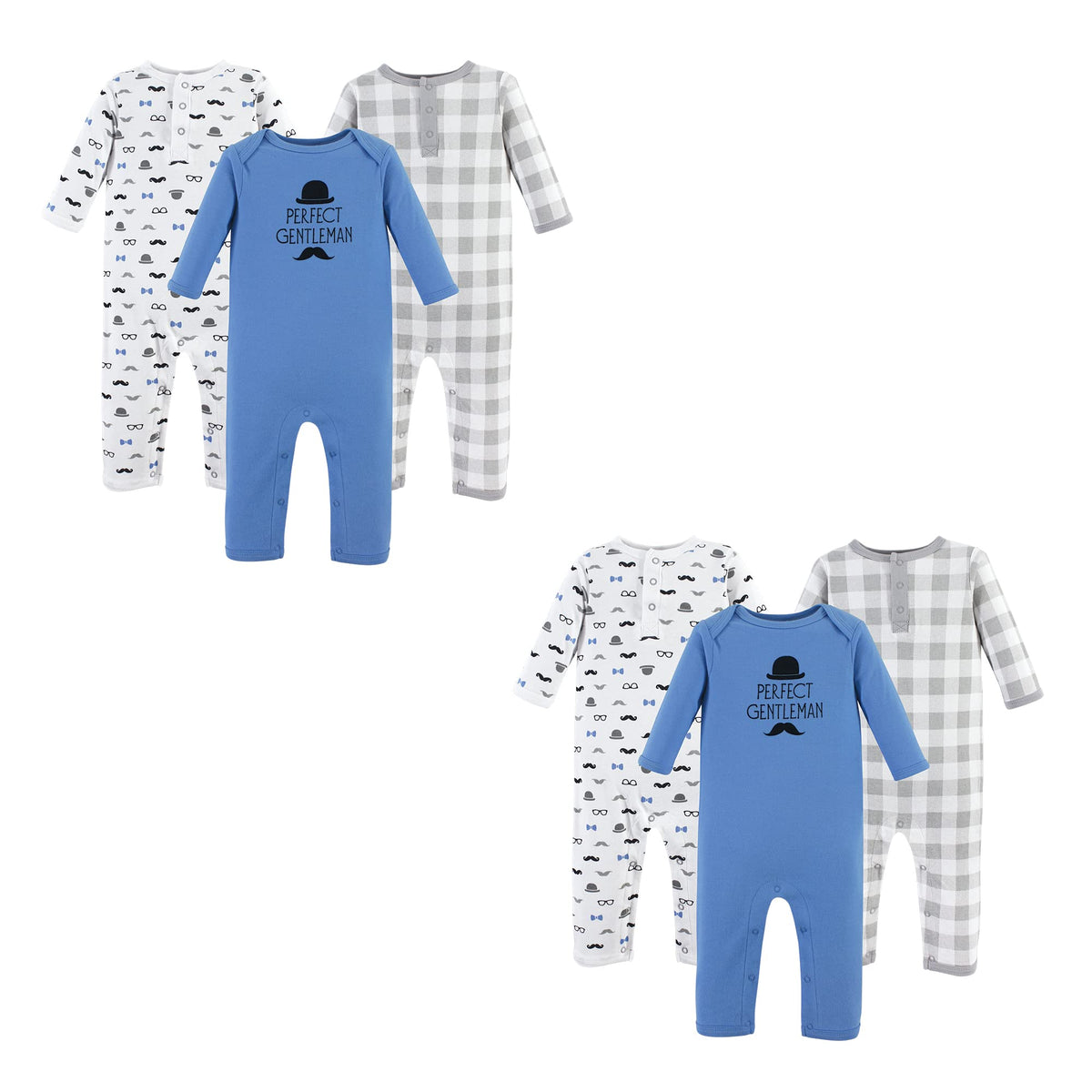 Hudson Baby unisex-child Cotton Coveralls