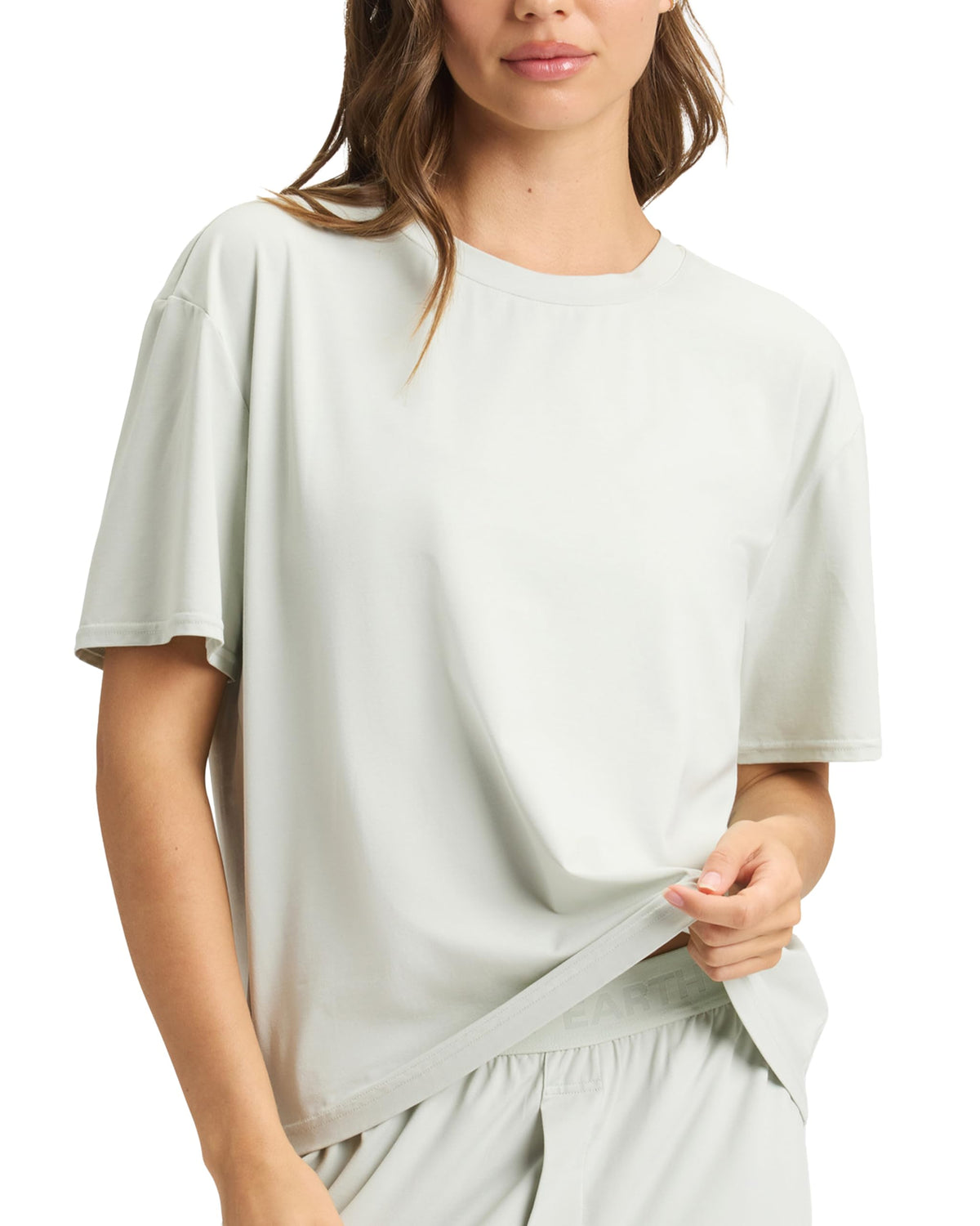 Cozy Earth Women's First Layer Pajama Short Sleeve Tee